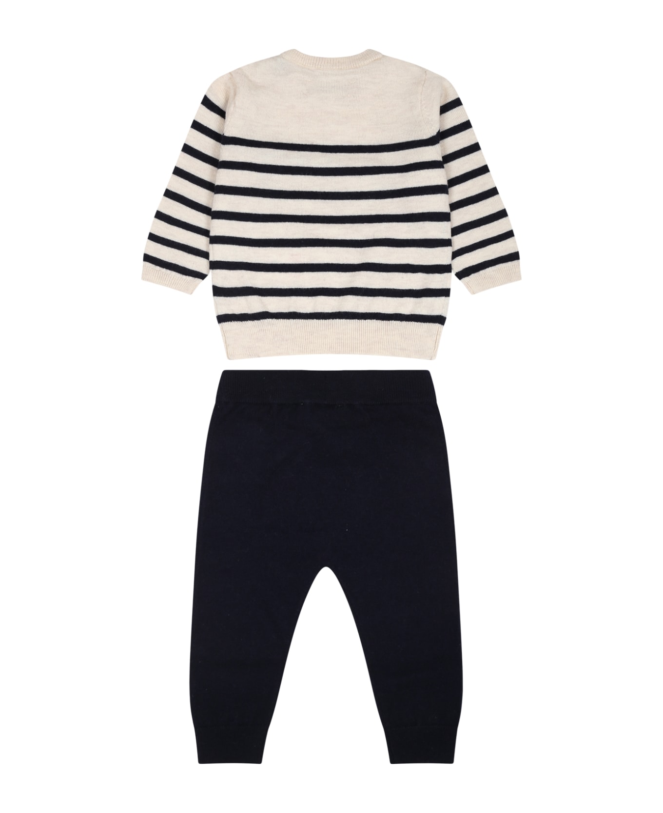 Zadig & Voltaire Blue And Ivory Set For Baby - Multicolor ボトムス