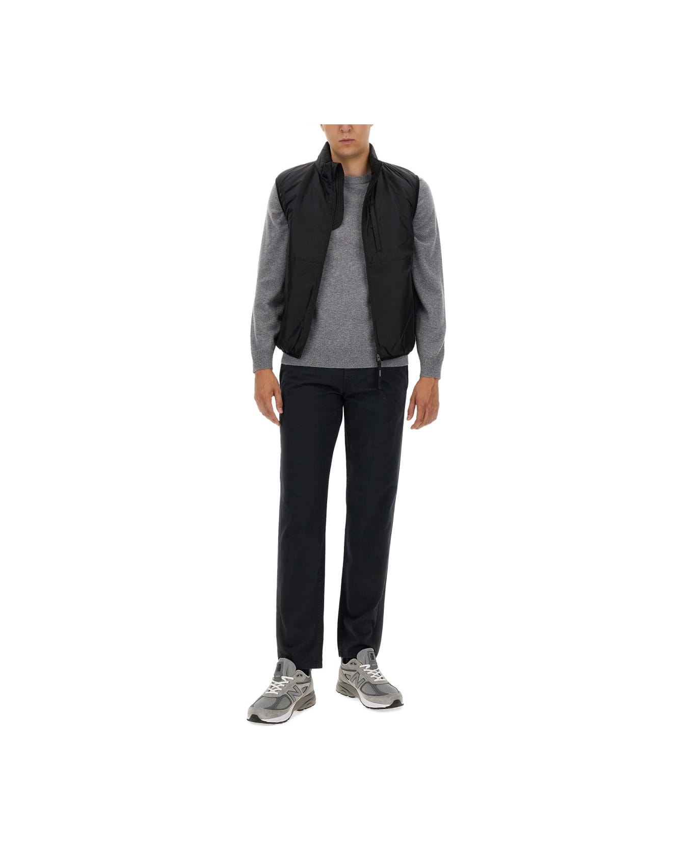 Aspesi Gilet Jil - BLACK
