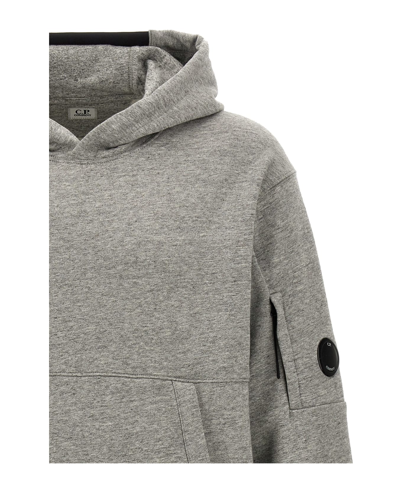C.P. Company 
diagonal Raised
 Hoodie - Grey