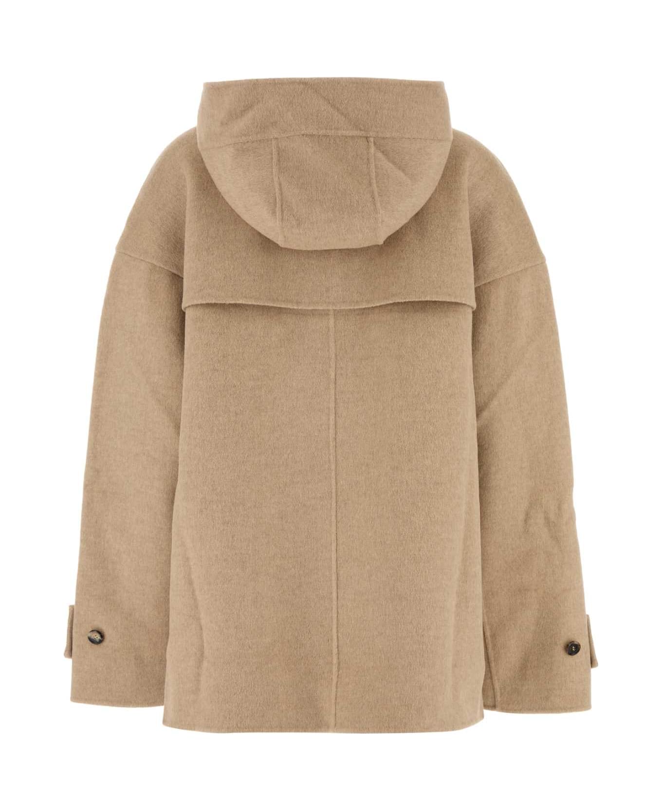 J.W. Anderson Beige Wool Coat - CLAYMELANGE