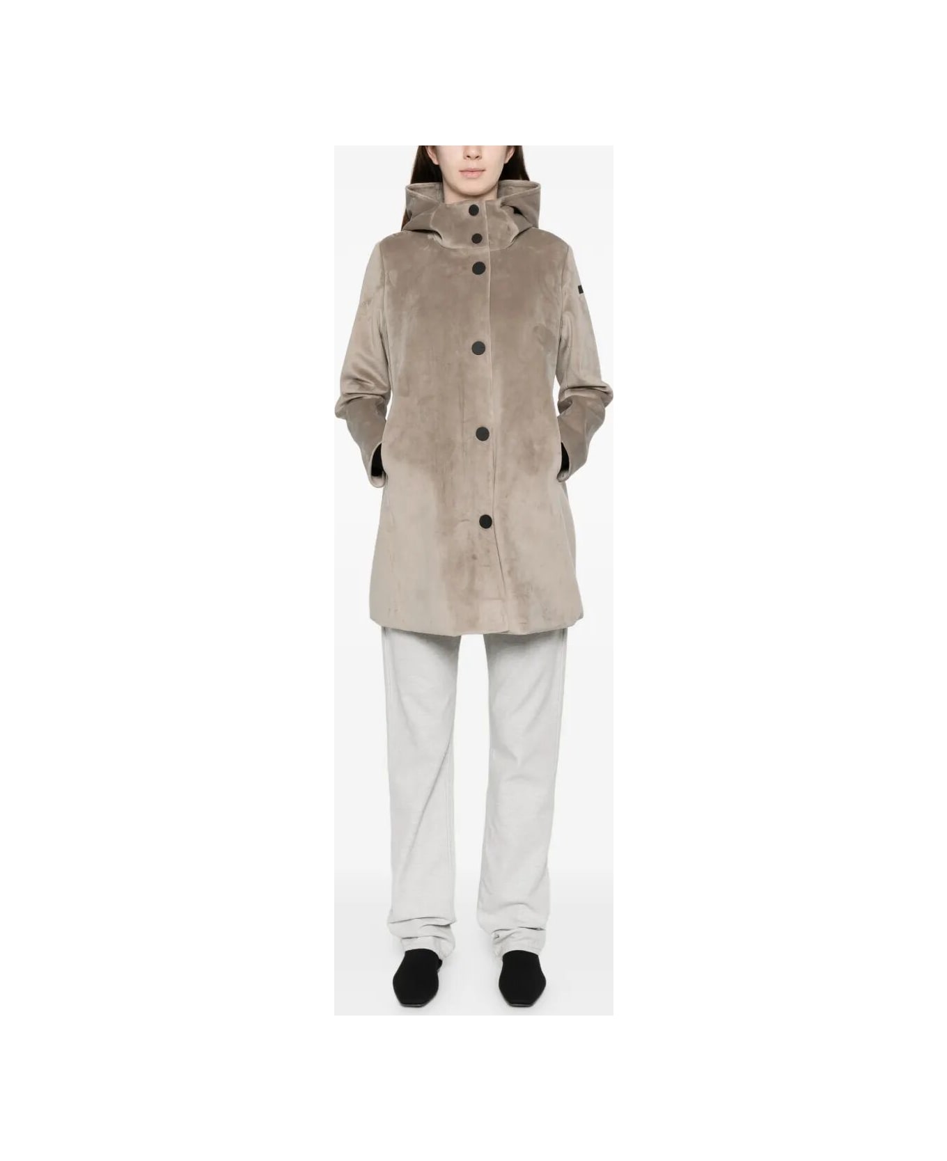 RRD - Roberto Ricci Design Velour Neo Parka Wom Jkt - Tabacco
