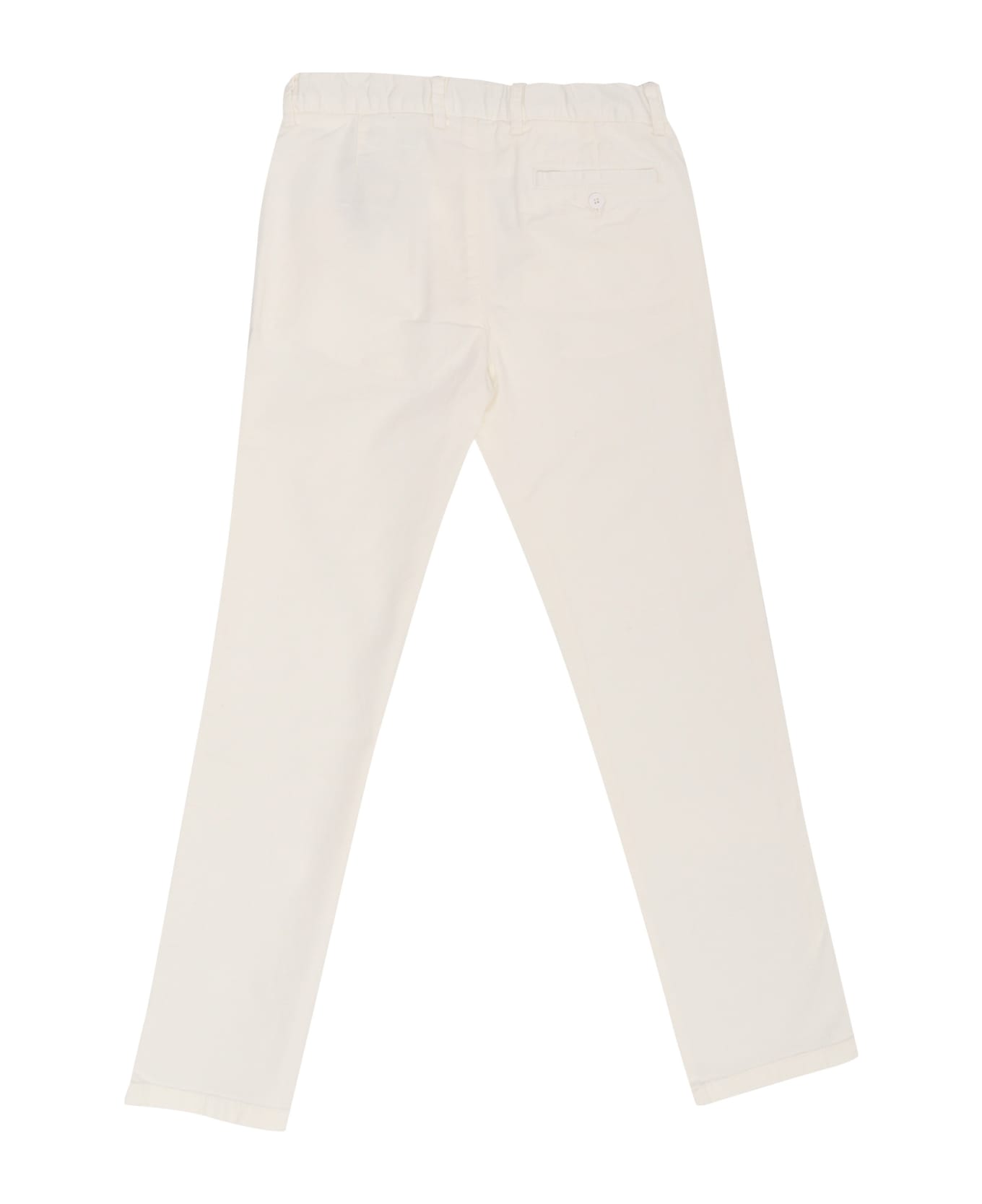 Il Gufo Cotton Trousers - WHITE ボトムス