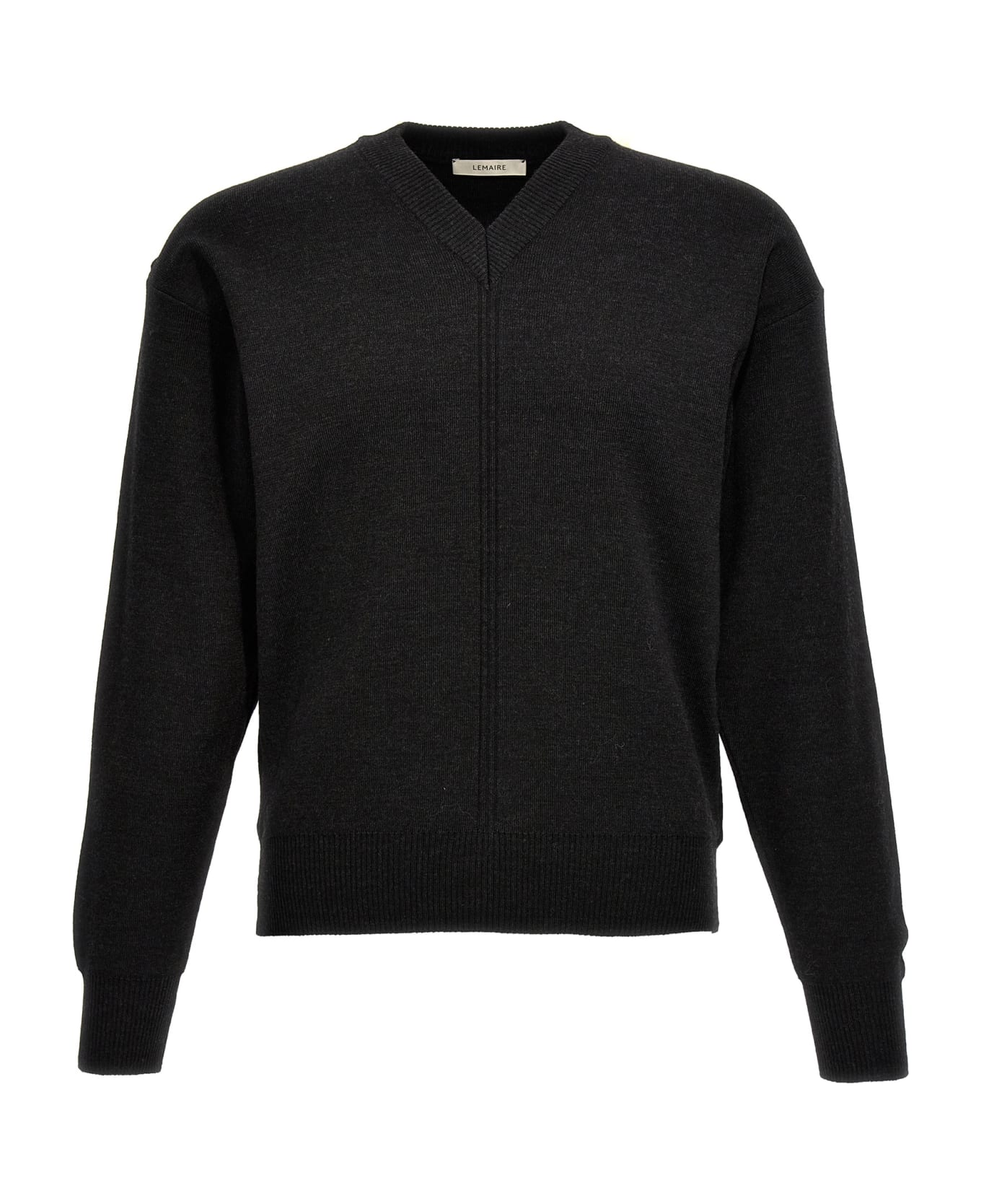 Lemaire V-neck Sweater - Antracite