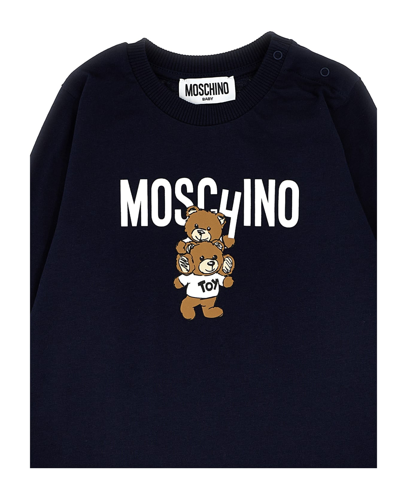 Moschino Logo Print T-shirt - Blue