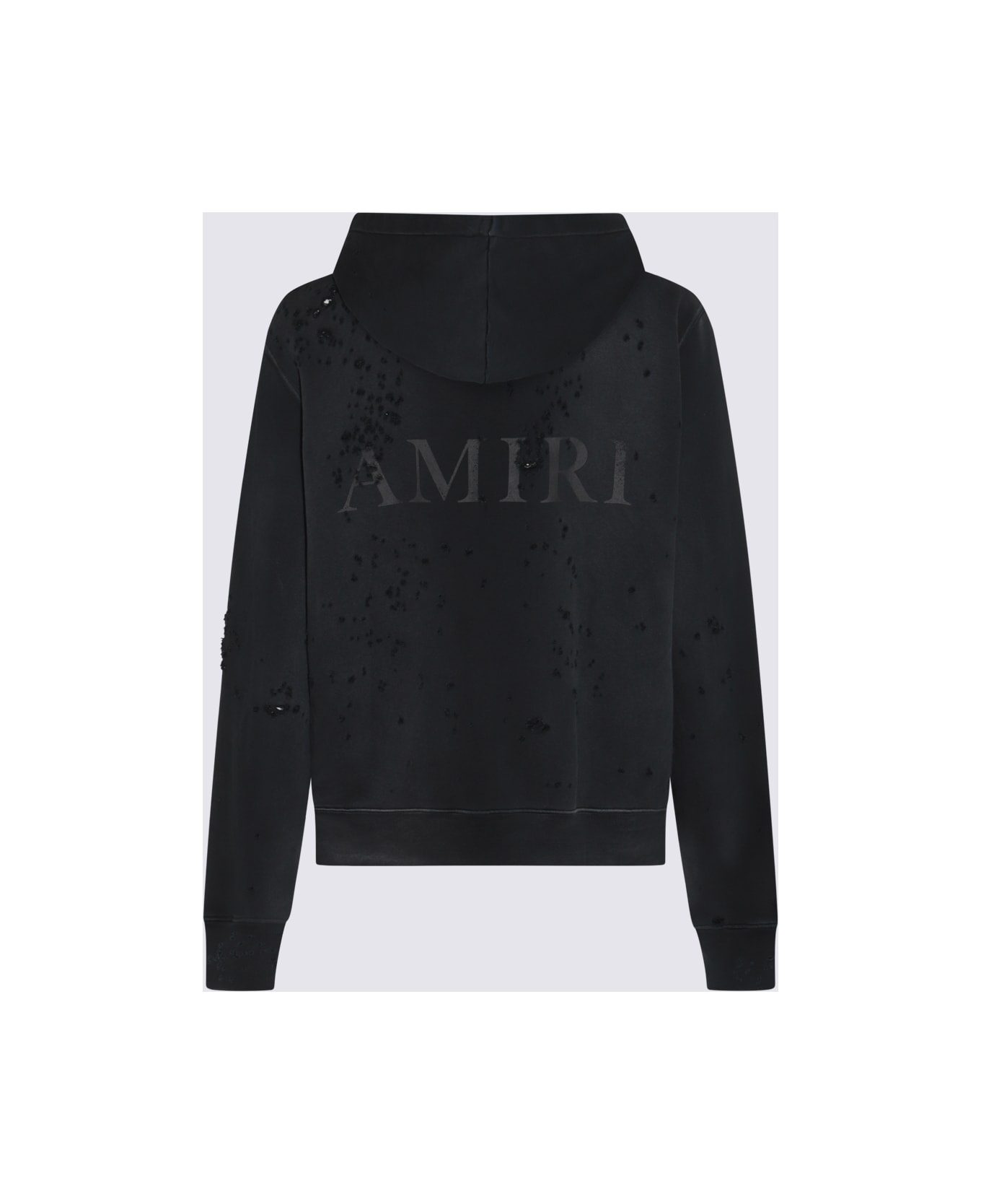 AMIRI Black Cotton Sweatshirt - FADED BLACK