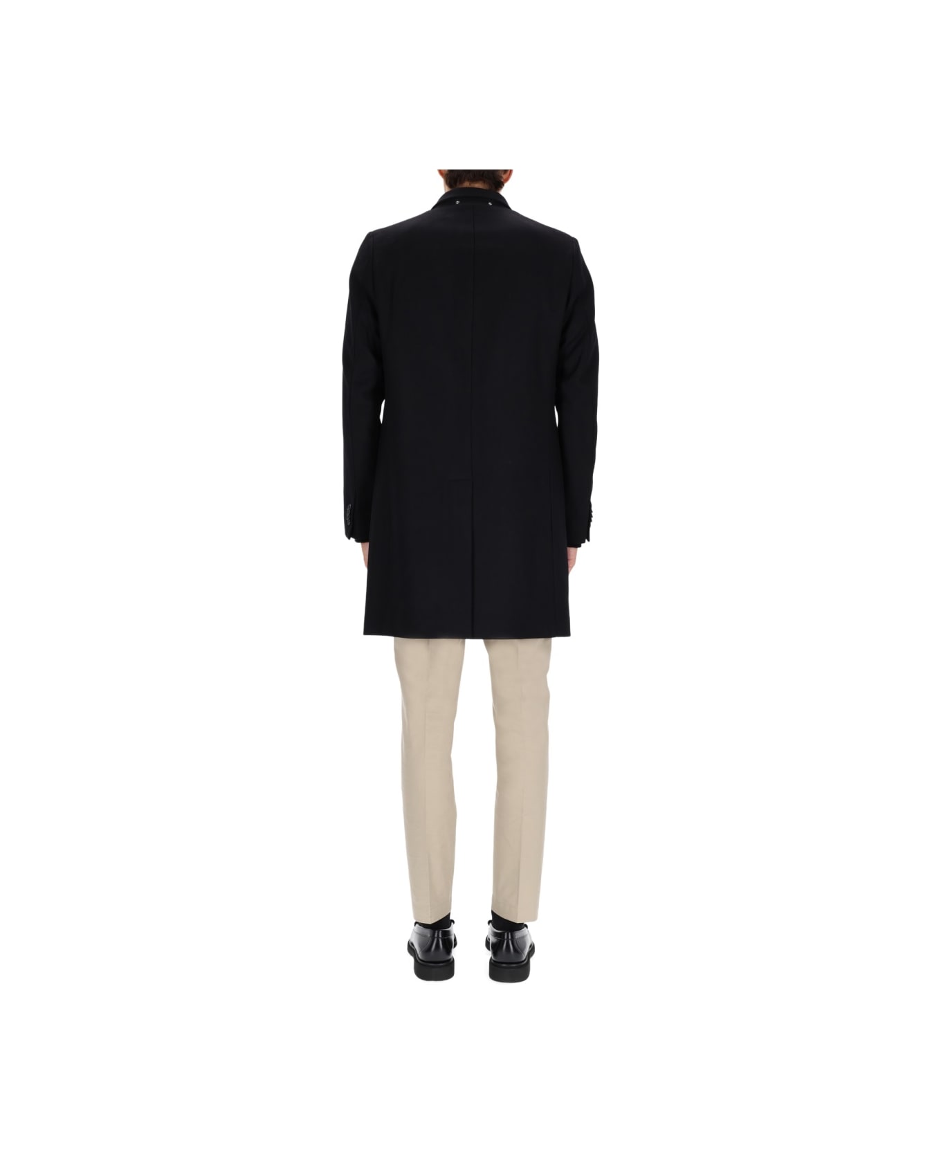 PS by Paul Smith Wool Coat - BLACK