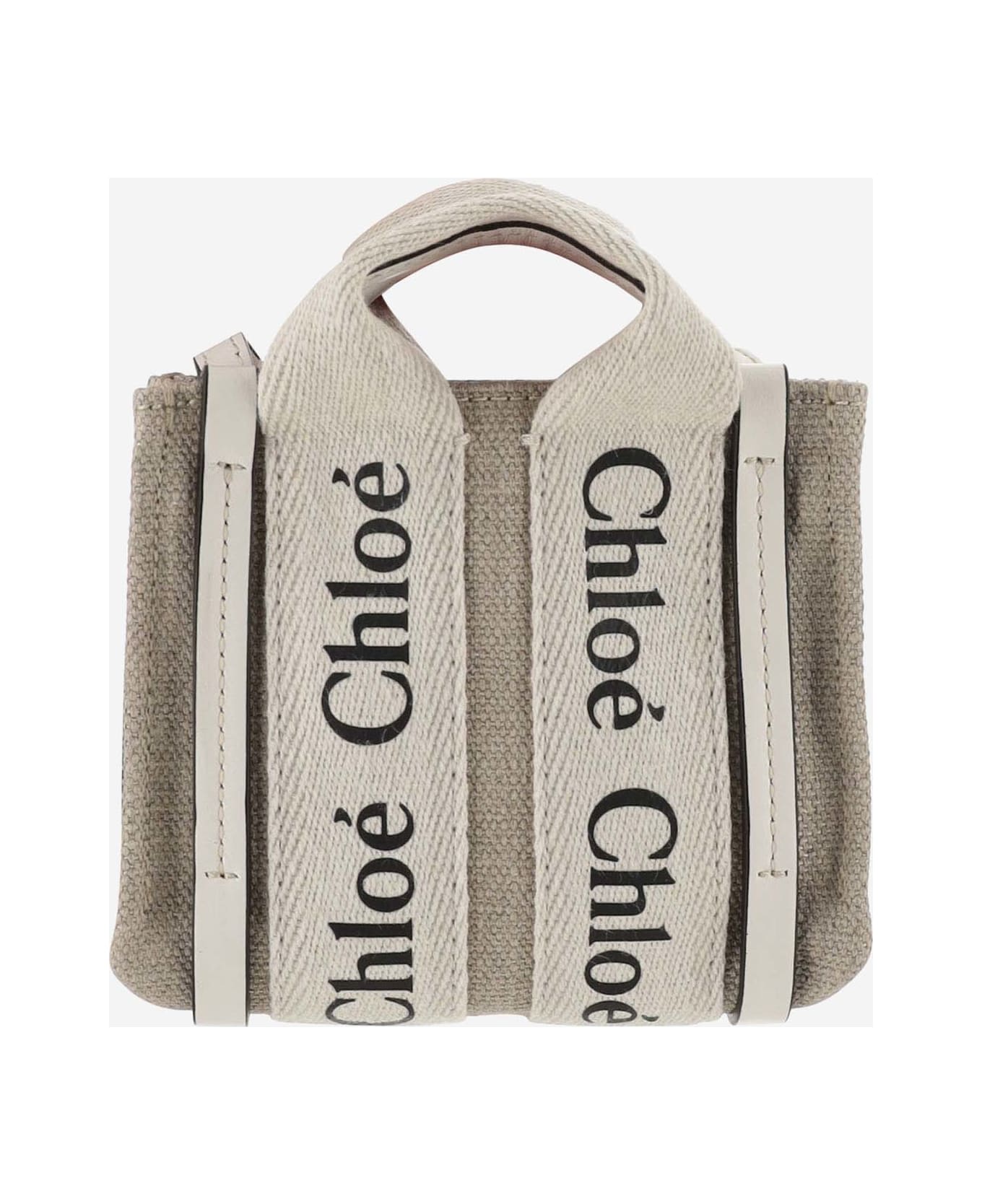 Chloé Woody Tote Bag - White トートバッグ