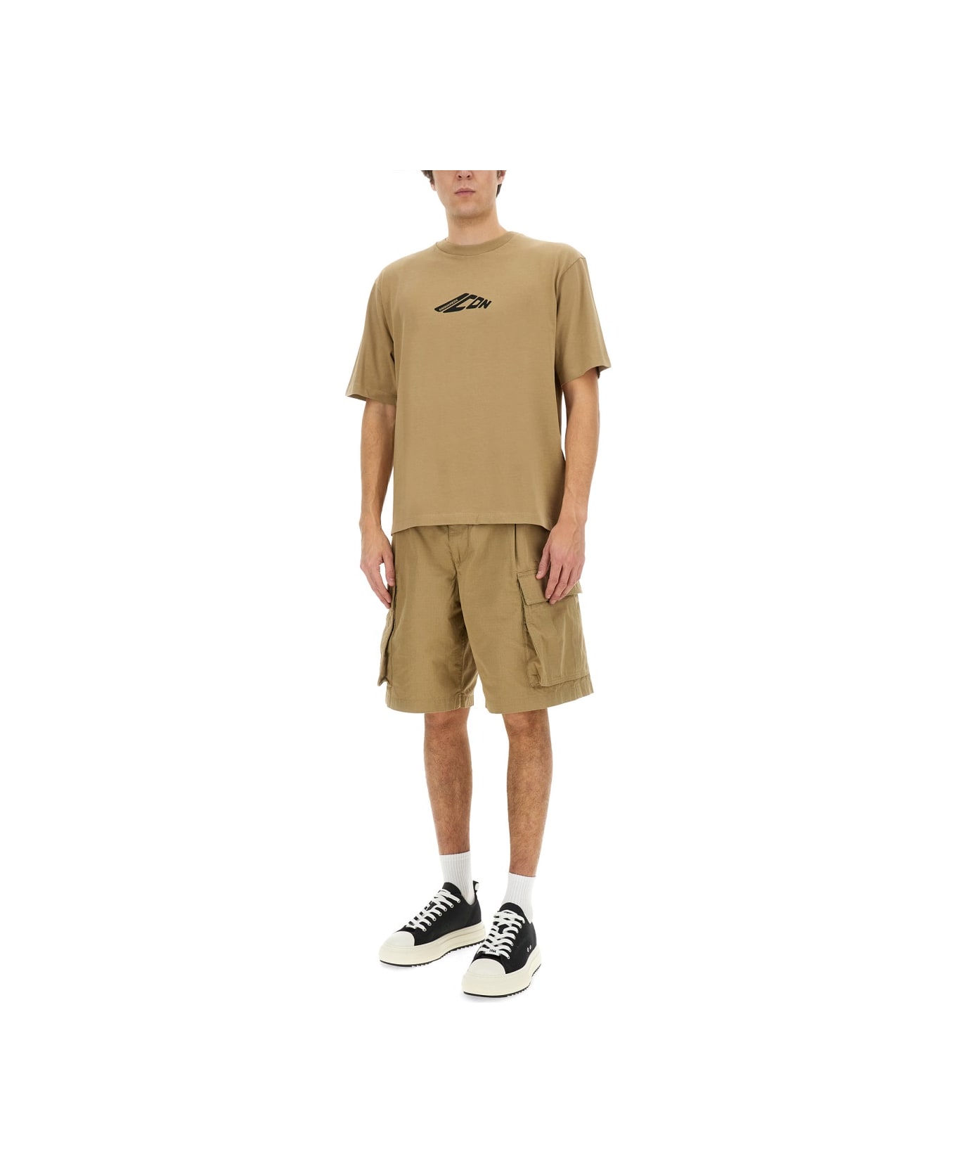 Dsquared2 
icon New Generation Loose Fit
 T-shirt - BEIGE