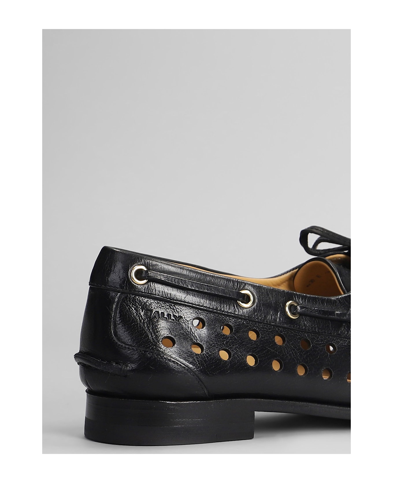 Bally Parcy Fo Loafers In Black Leather - Black