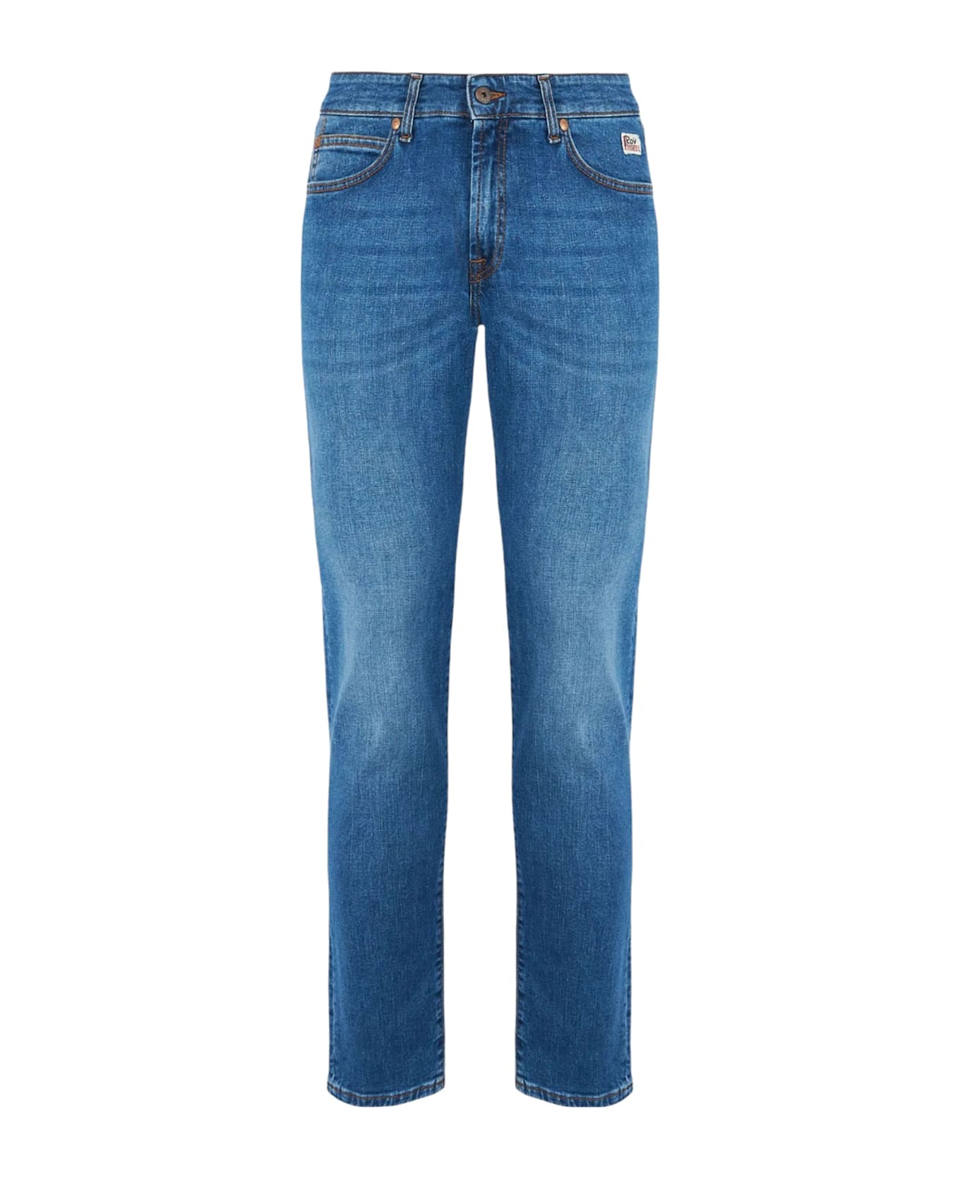 Roy Rogers Elasticized Denim Pants - Denim