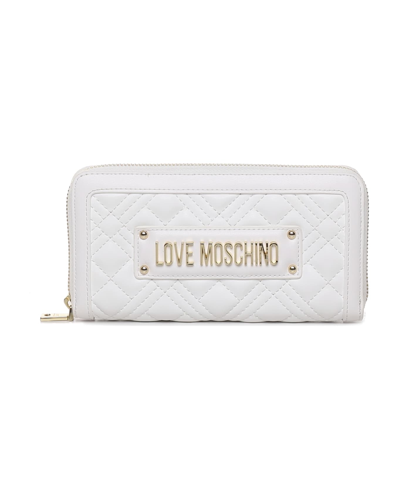 Love Moschino Logo Love Wallet - White