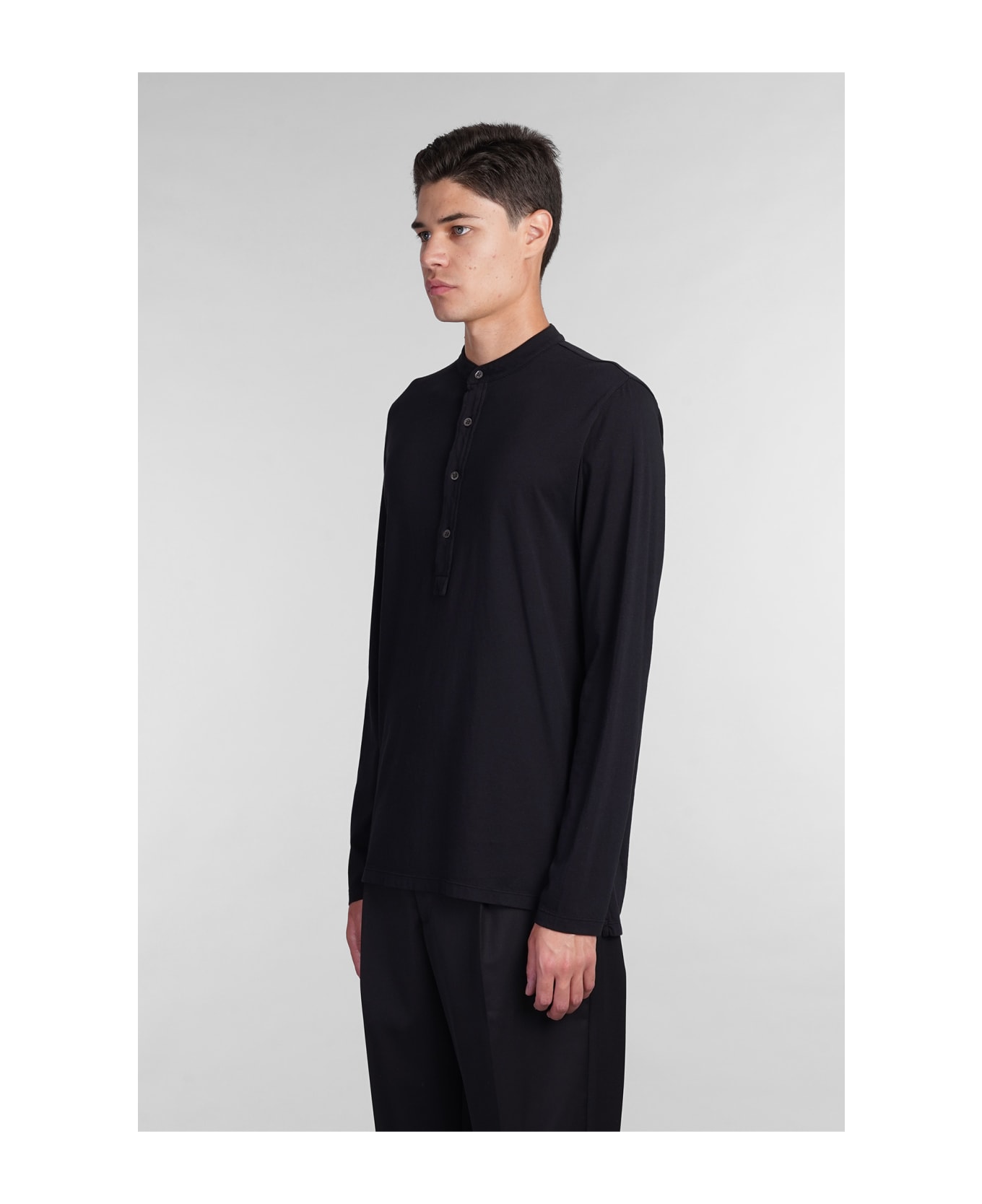 Barena Dabon T-shirt In Black Cotton - black