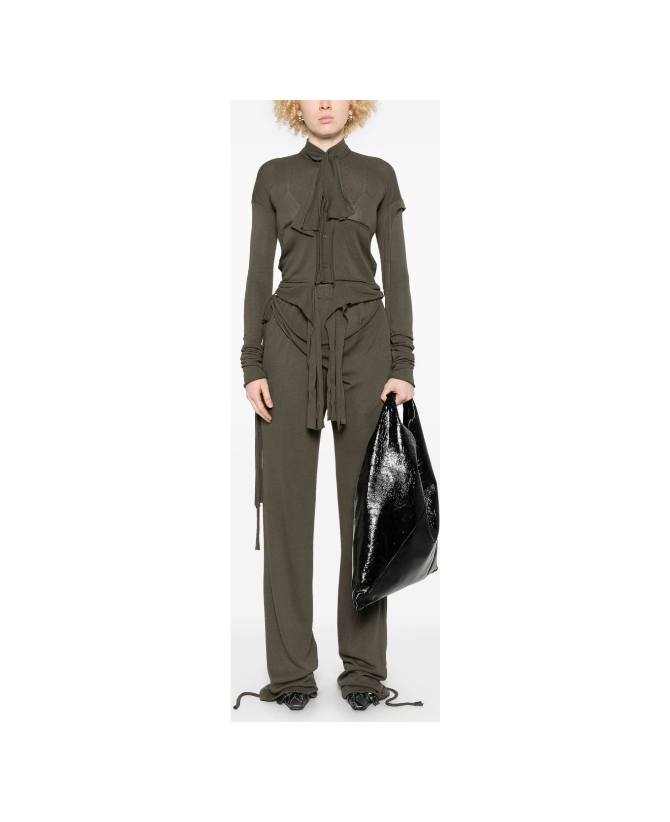 Ottolinger Destructured Cardigan - Green