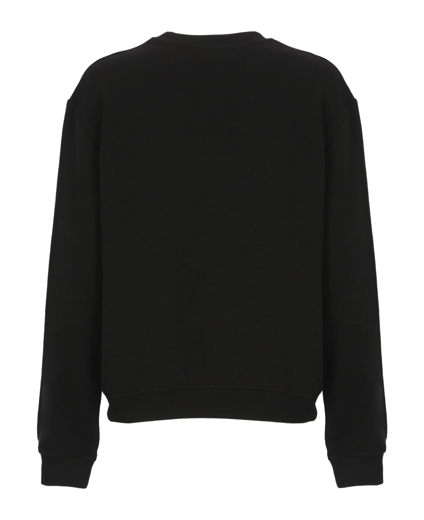 Love Moschino Sweatshirt With Logo - BLACK