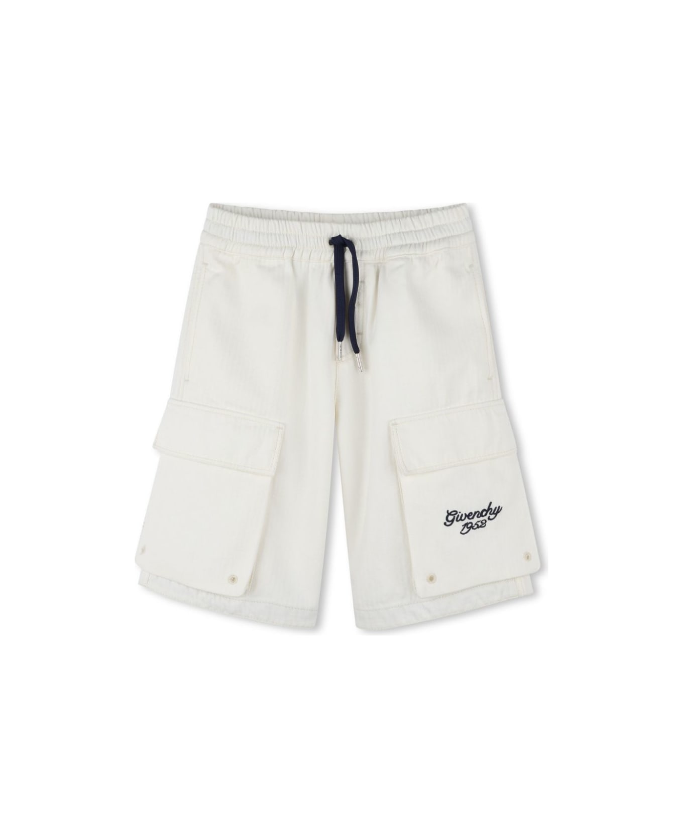 Givenchy Bermuda Con Logo - Beige
