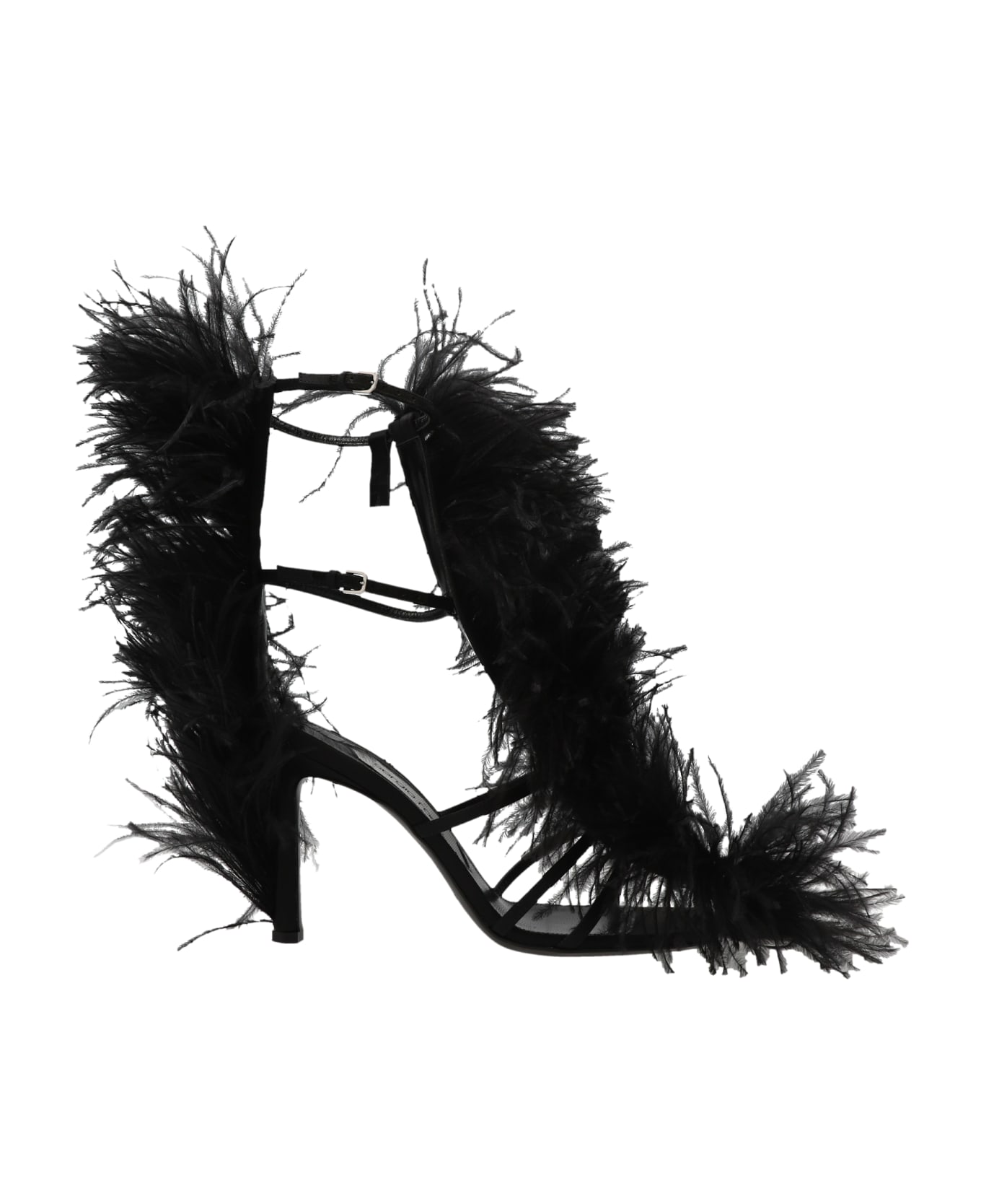Sergio Rossi 'amazona' Sandals By James Rossi X Area - Black  