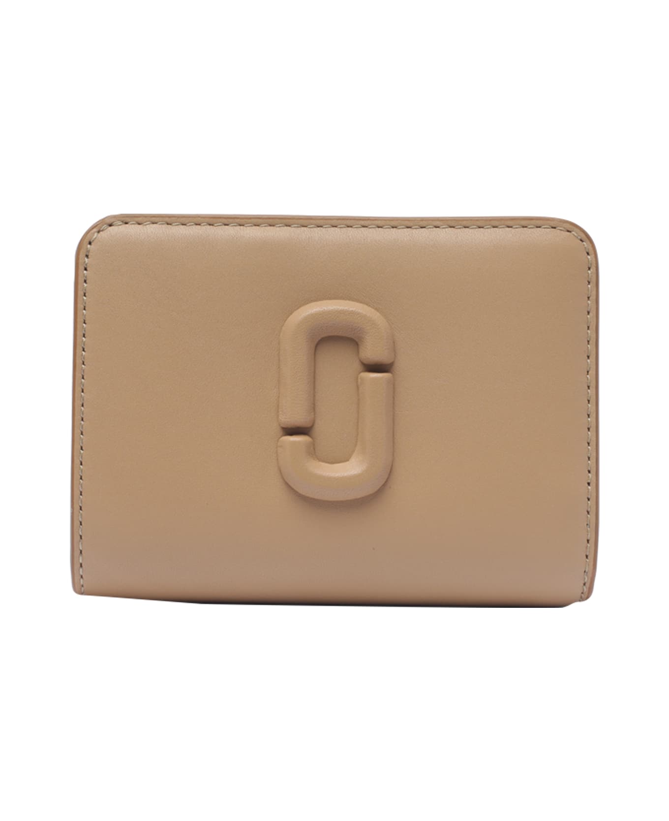 Marc Jacobs The Mini Compact Wallet - Light Brown