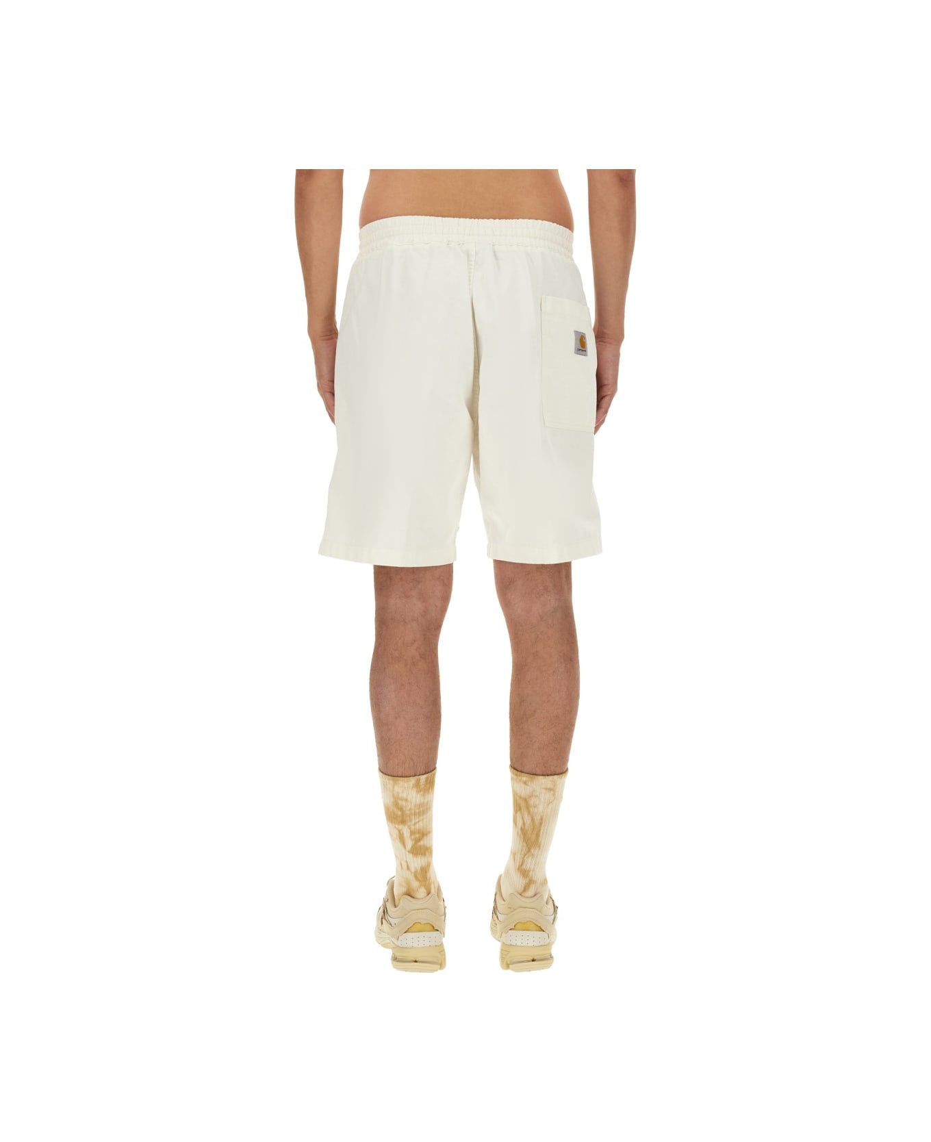 Carhartt Cotton Bermuda Shorts - Bianco