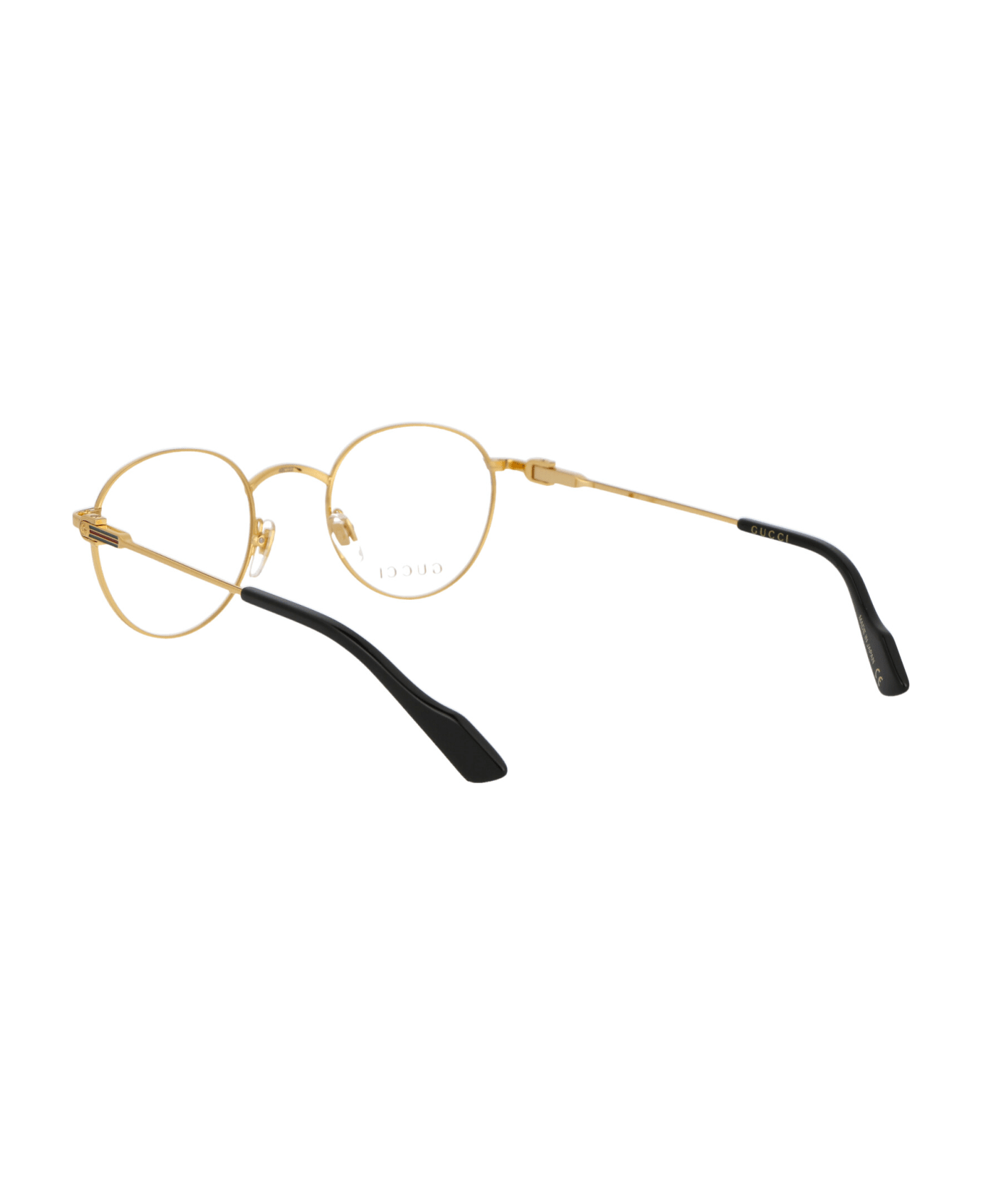 Gucci Eyewear Gg1222o Glasses - 001 GOLD GOLD TRANSPARENT