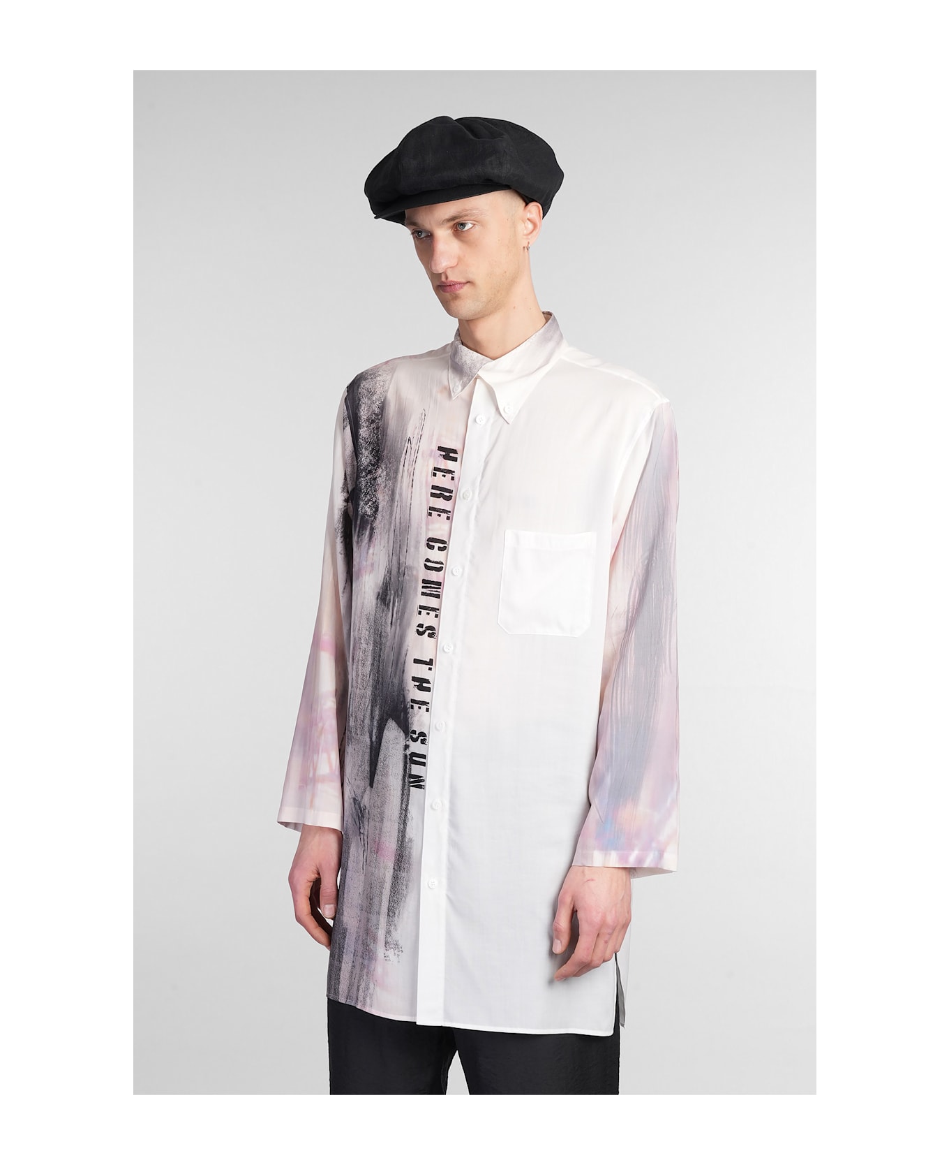 Yohji Yamamoto Shirt In Multicolor Cellulose - multicolor