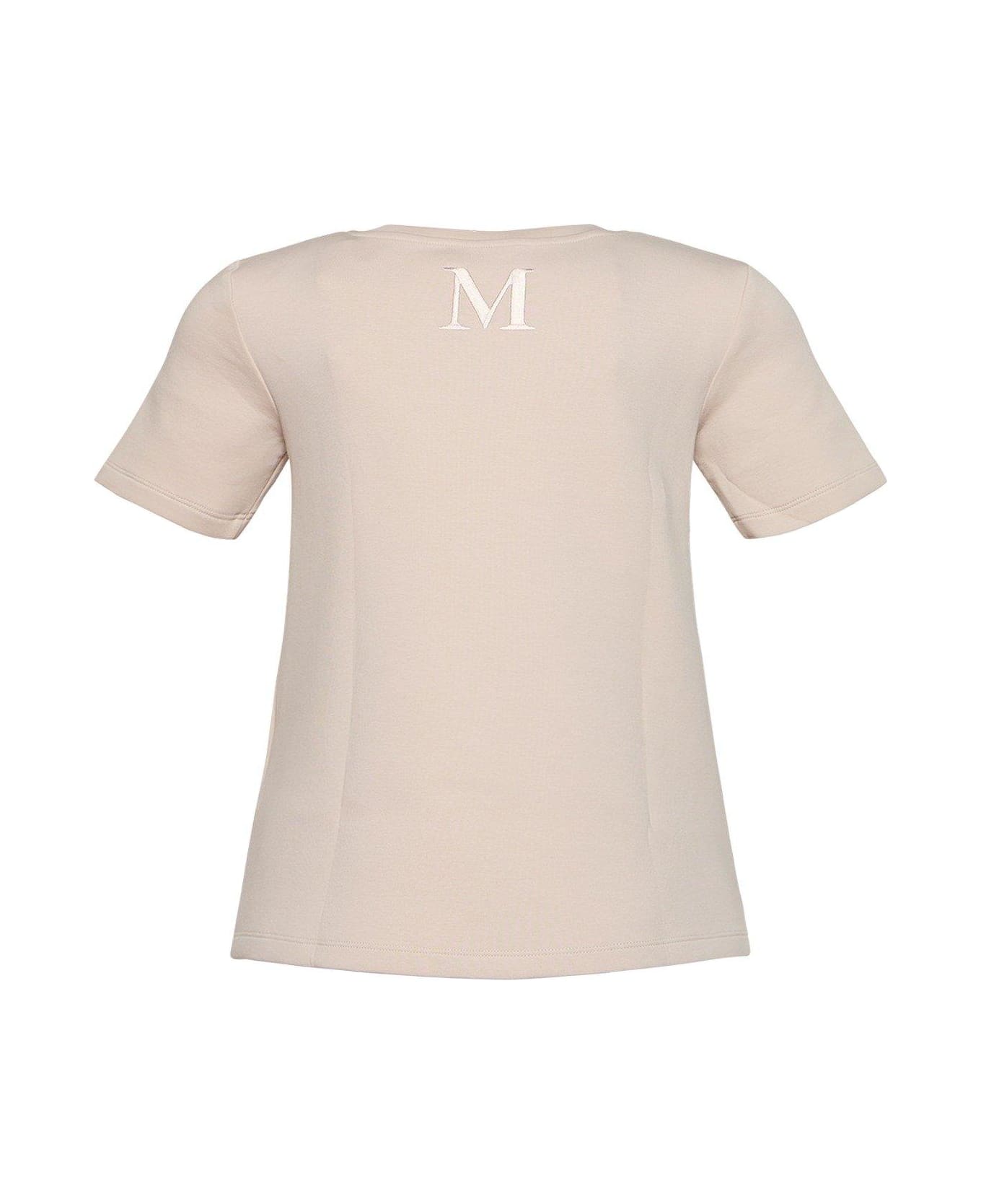 'S Max Mara Short-sleeved Jersey T-shirt - Beige