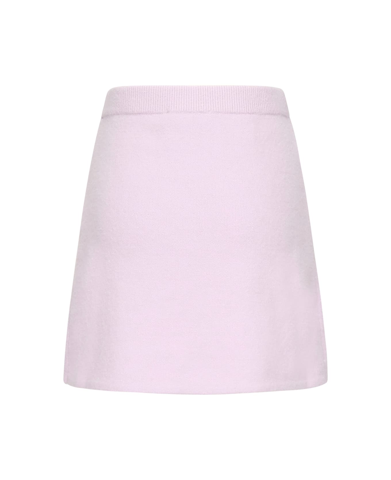 self-portrait Mini Skirt With Crystal Trim - Purple