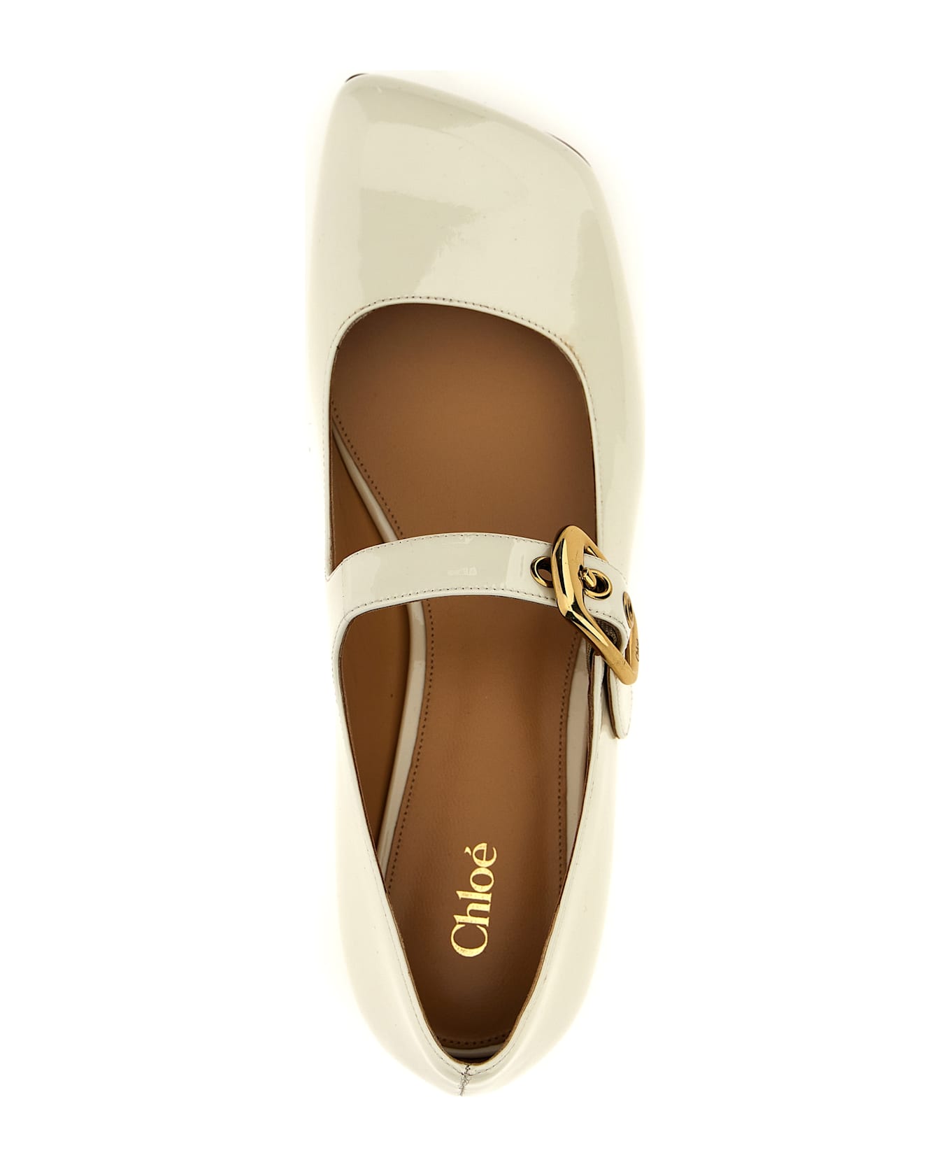 Chloé 
polly
 Ballet Flats - White