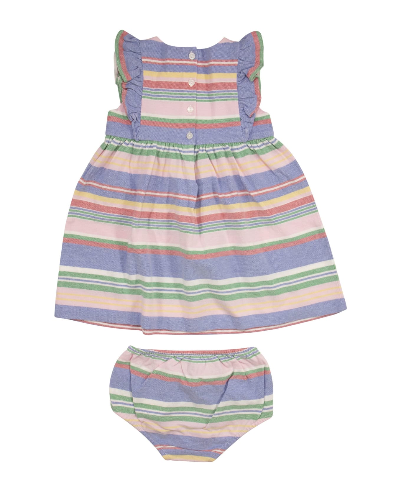Polo Ralph Lauren Striped Pique Dress And Culottes - Multicolor ワンピース＆ドレス