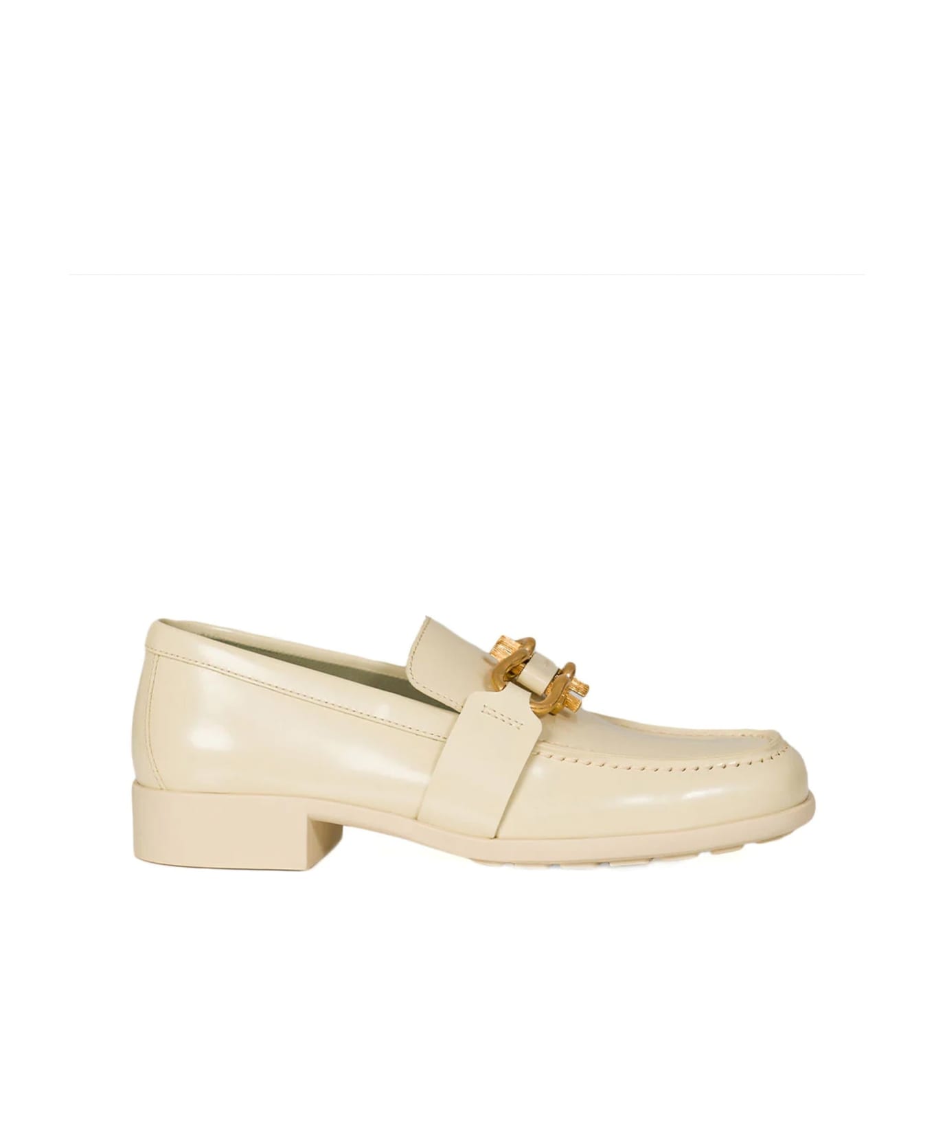 Bottega Veneta Monsieur Leather Loafers - White