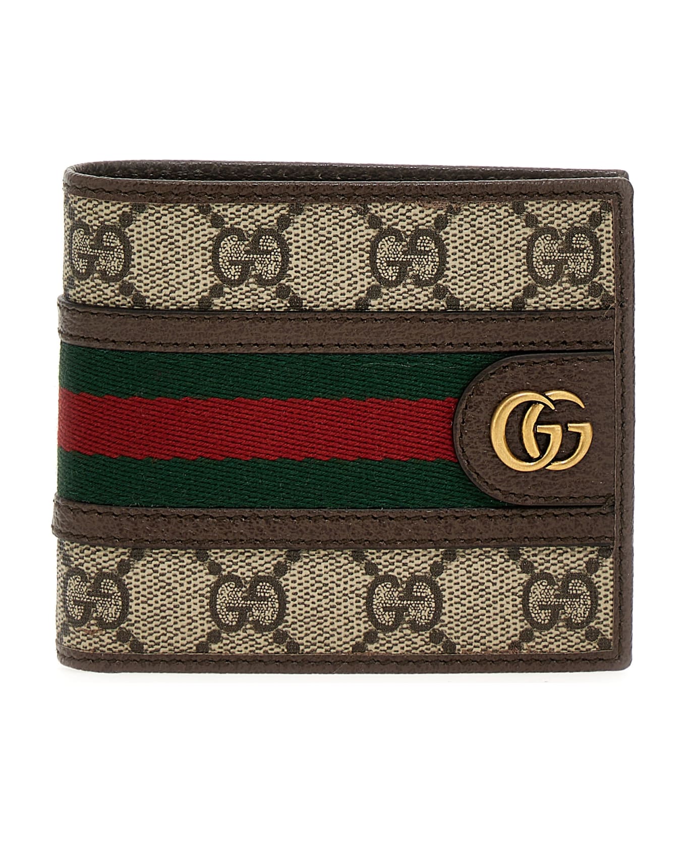 Gucci Ophidia Gg Wallet - Brown