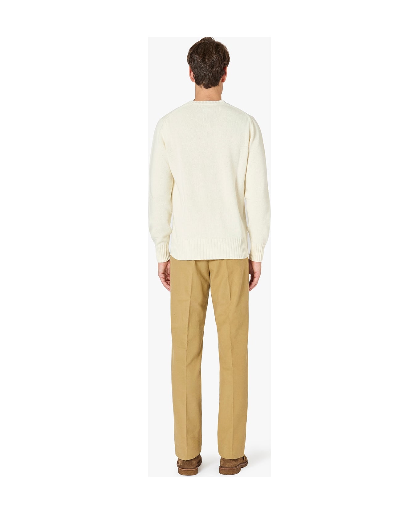 doppiaa Aantioco Moleskin Trousers With Darts