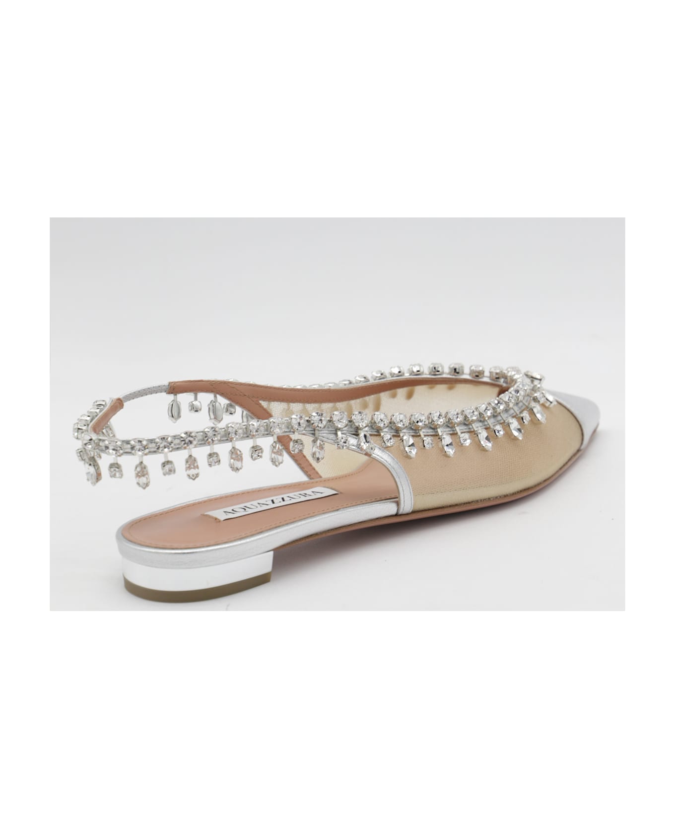 Aquazzura Silver Flat - Silver