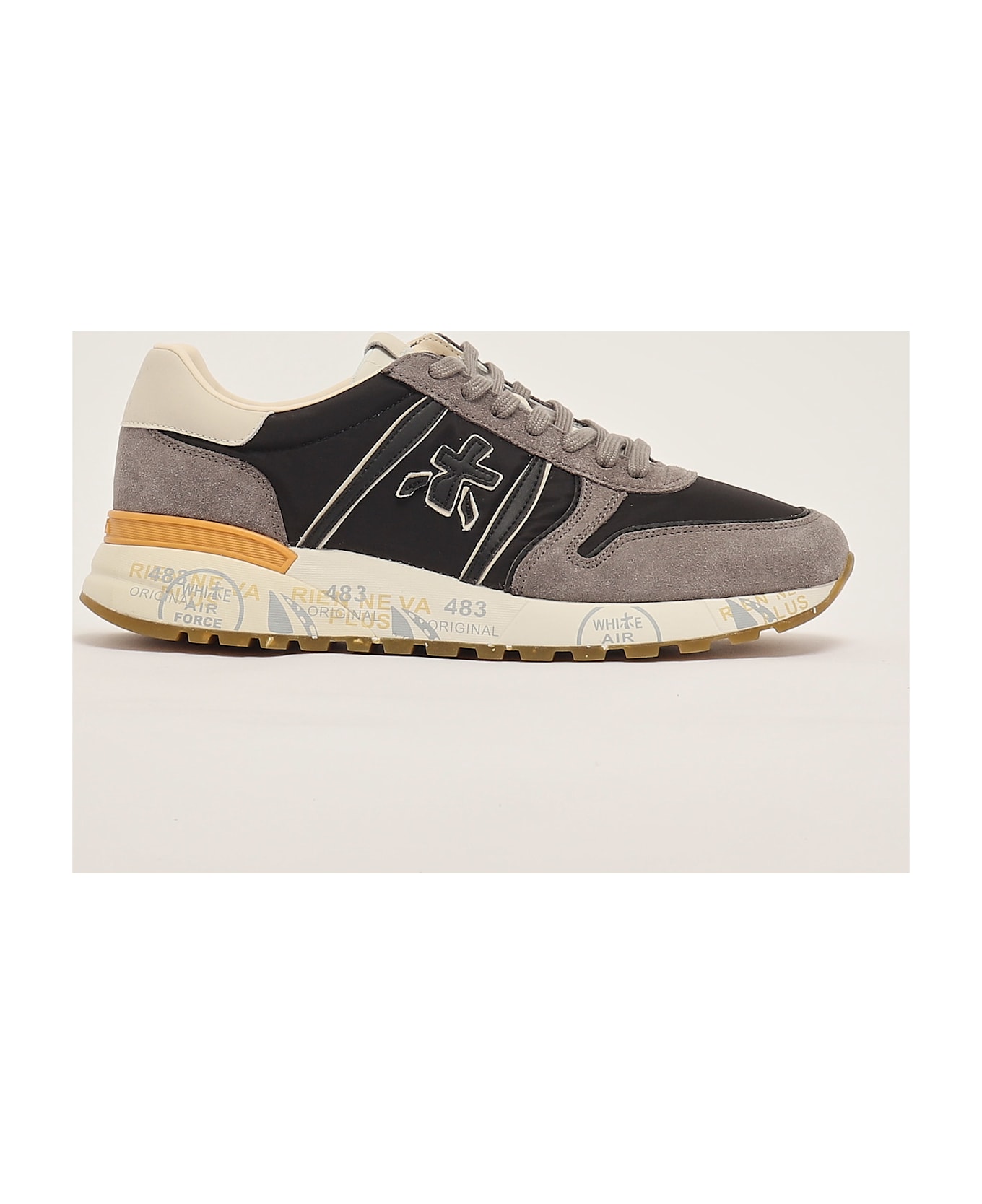 Premiata Lander Var 7207 Sneaker - NERO-GRIGIO