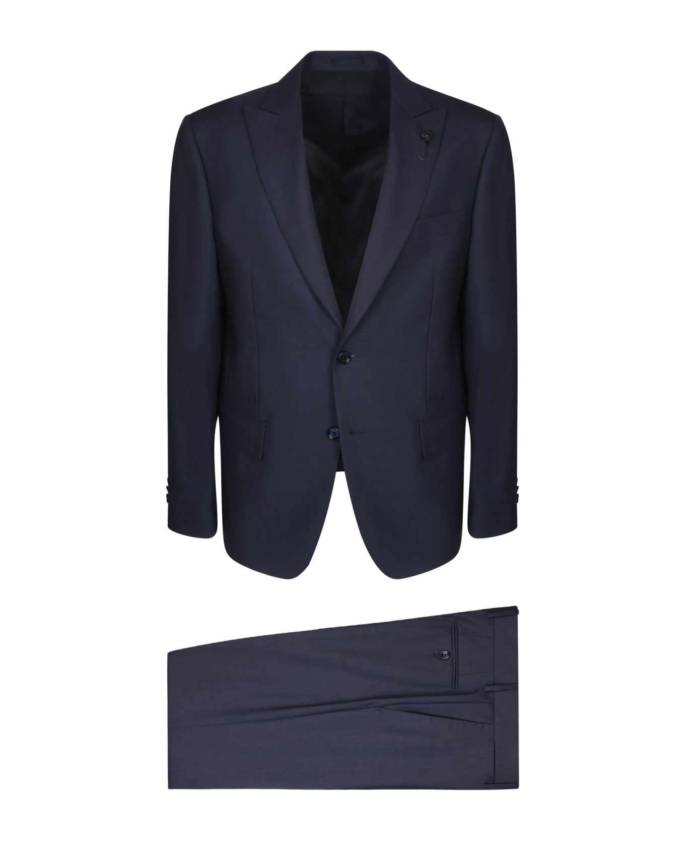 Lardini Single-breasted Blue Suit - Blue