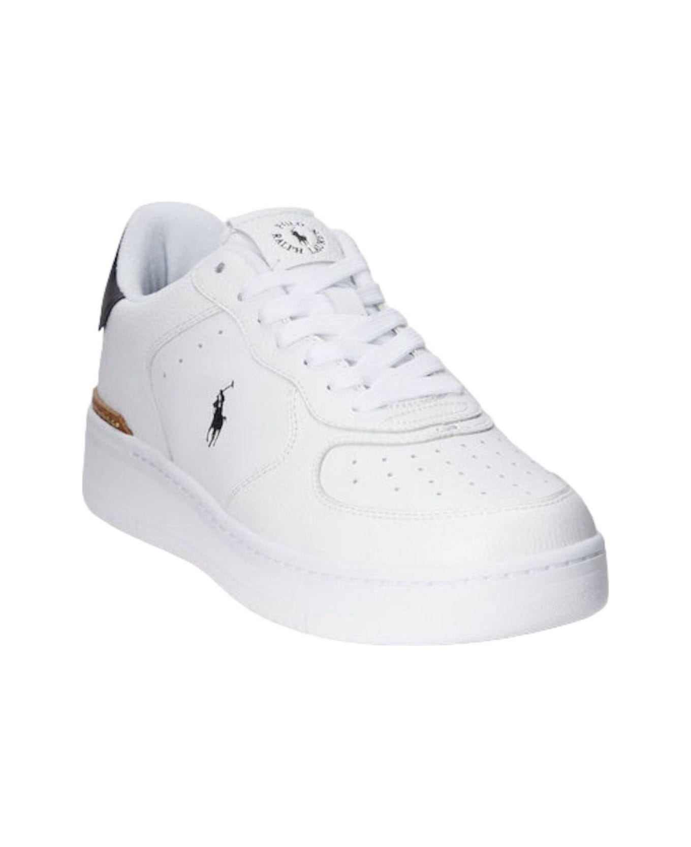 Polo Ralph Lauren Masters Court Low-top Sneakers - White/blue