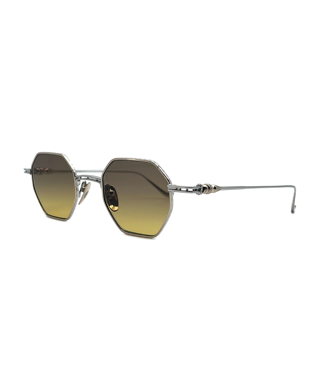 Chrome Hearts Evaculation - Gold Plated / Shiny Silver Sunglasses - Gold