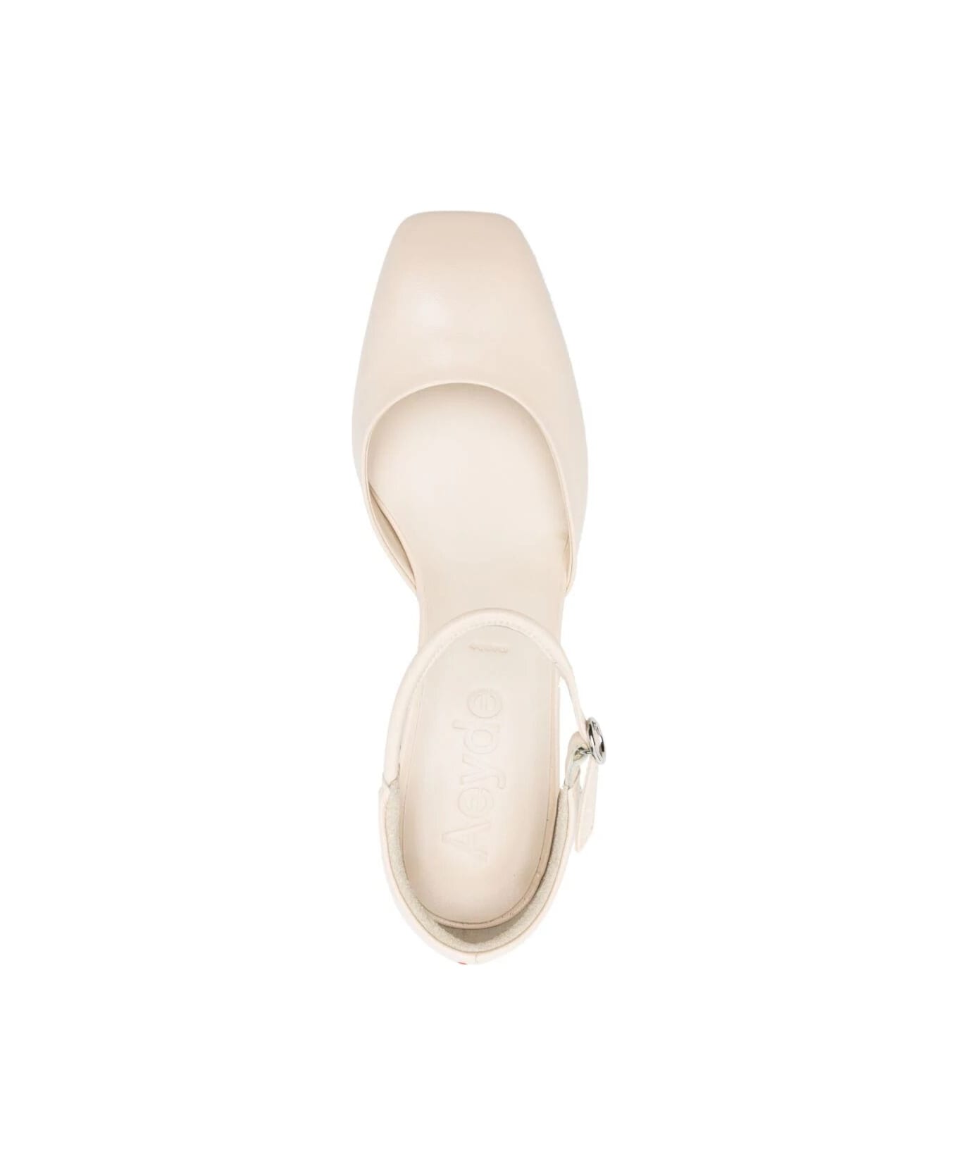 aeyde Magda Nappa Leather Creamy Shoes - Creamy