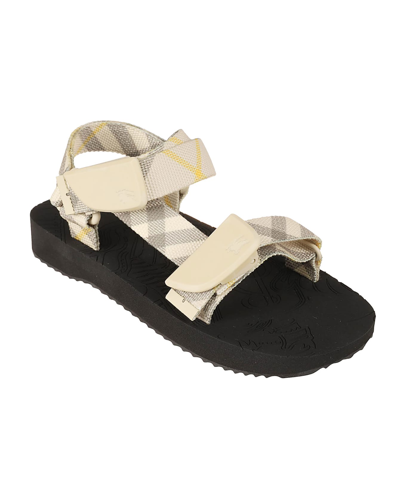 BURBERRY シッフティテルスリッホンサンタル 8083785 A1452 Burberry Bubble Sneakers | Black | FARFETCH