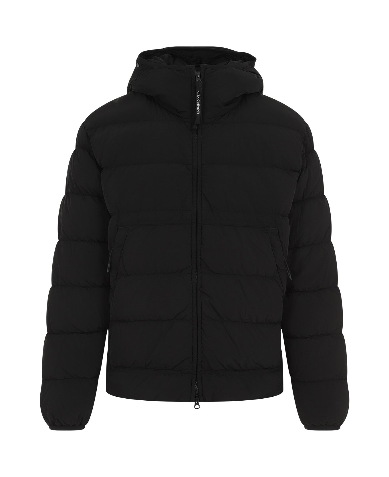 C.P. Company Chrome-r Goggle Down Jacket - Black