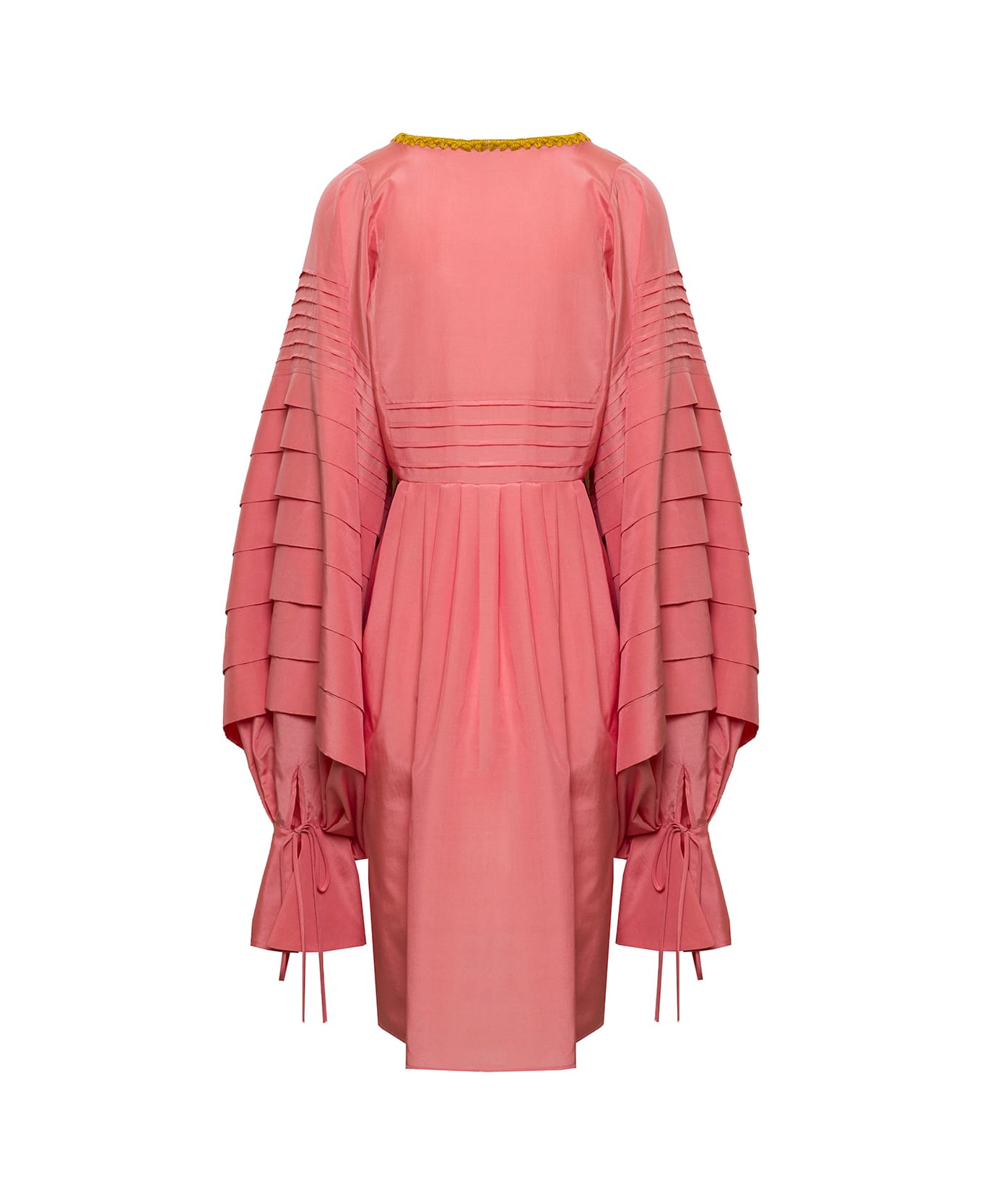 Mario Dice Woman's Pink Cotton Blend Dress - Pink ワンピース＆ドレス