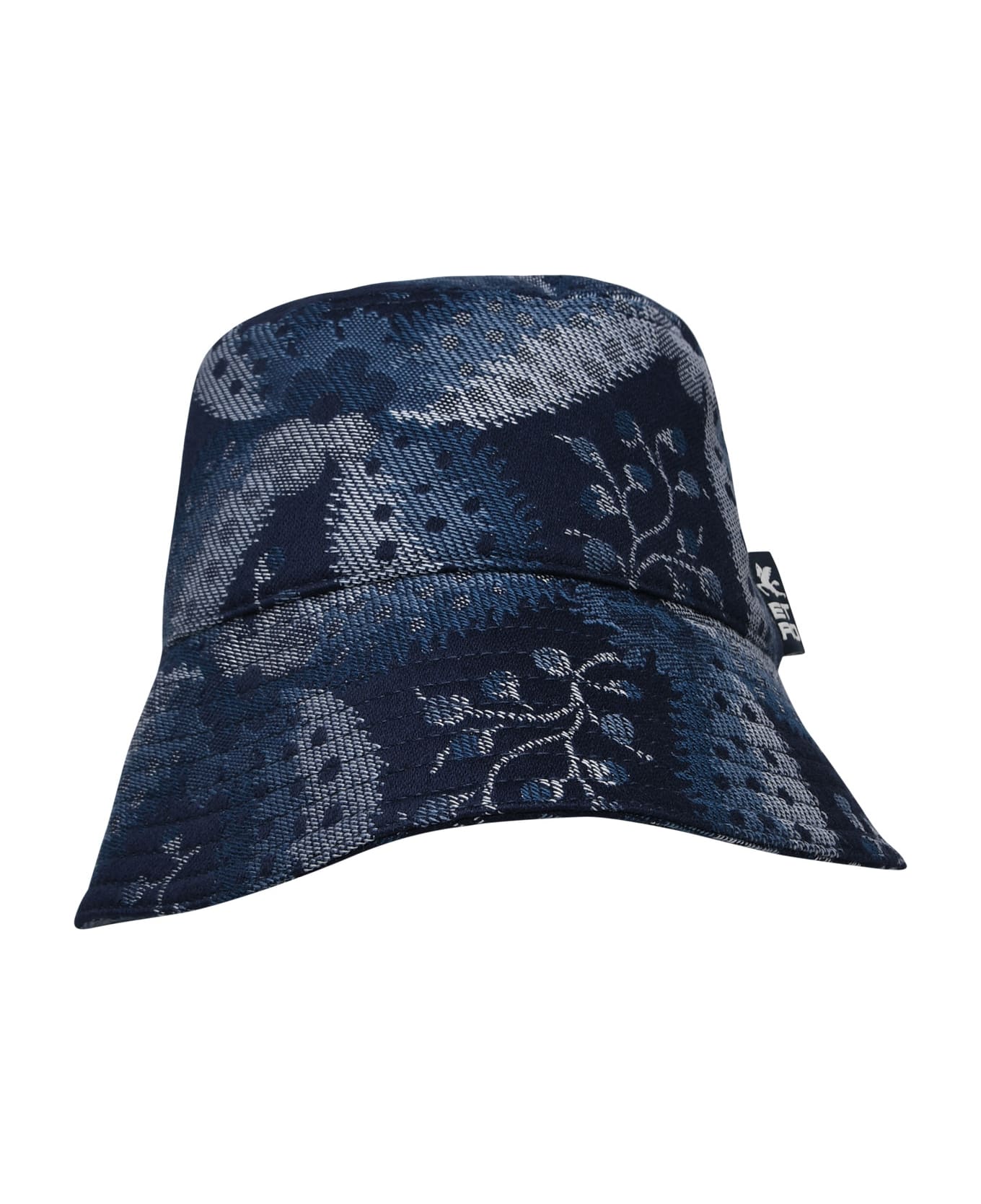 Etro Blue Cotton Blend Hat - Blue 帽子