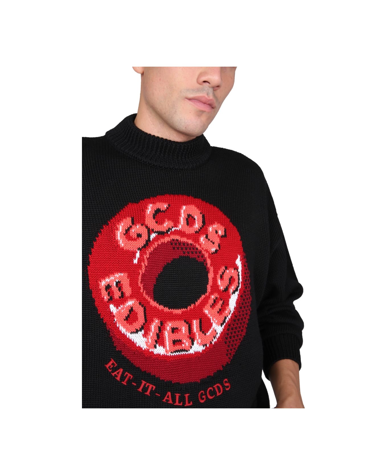 GCDS "edibles" Sweater - BLACK