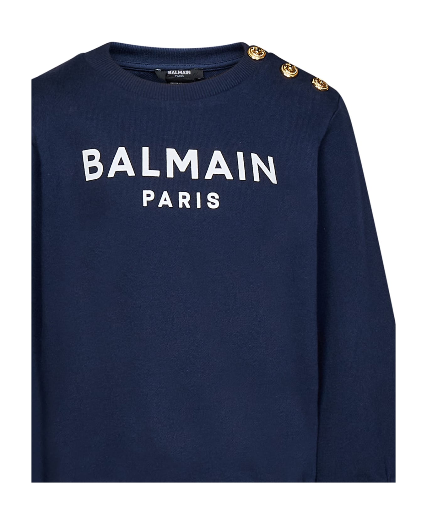 Balmain Paris Kids Sweatshirt - Blue ニットウェア＆スウェットシャツ