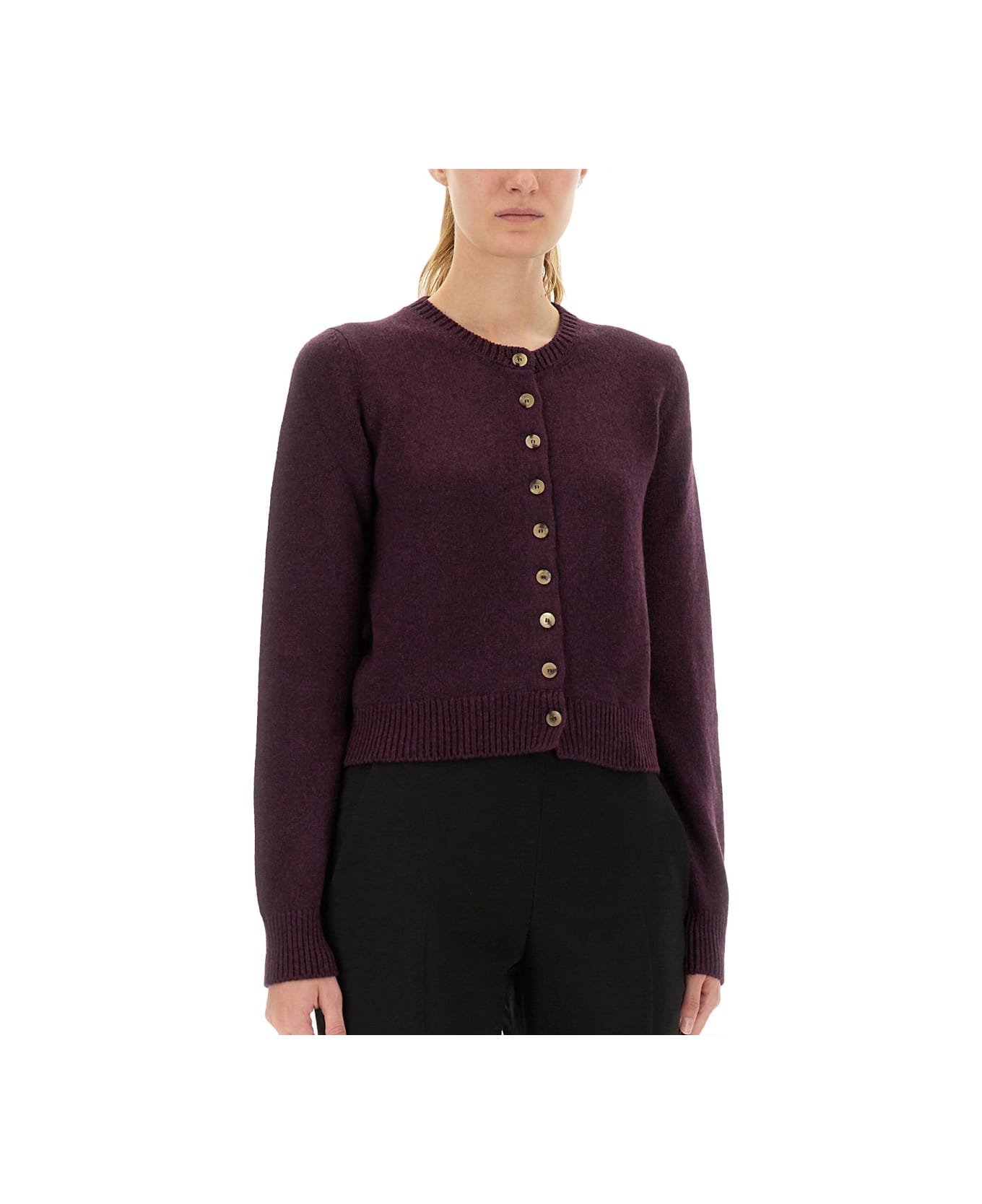 Khaite "everheart" Cardigan - BORDEAUX