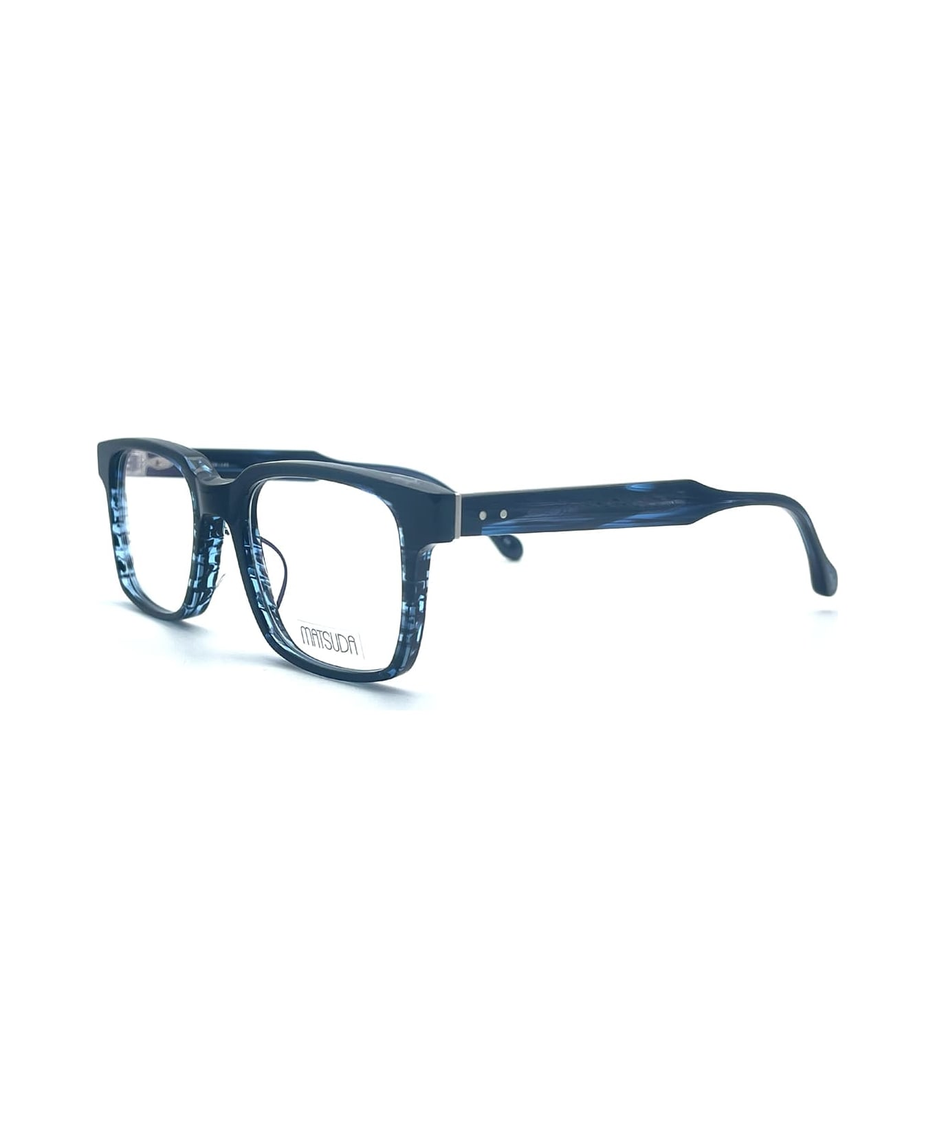 Matsuda M1035 - Blue Demi Rx Glasses - blue