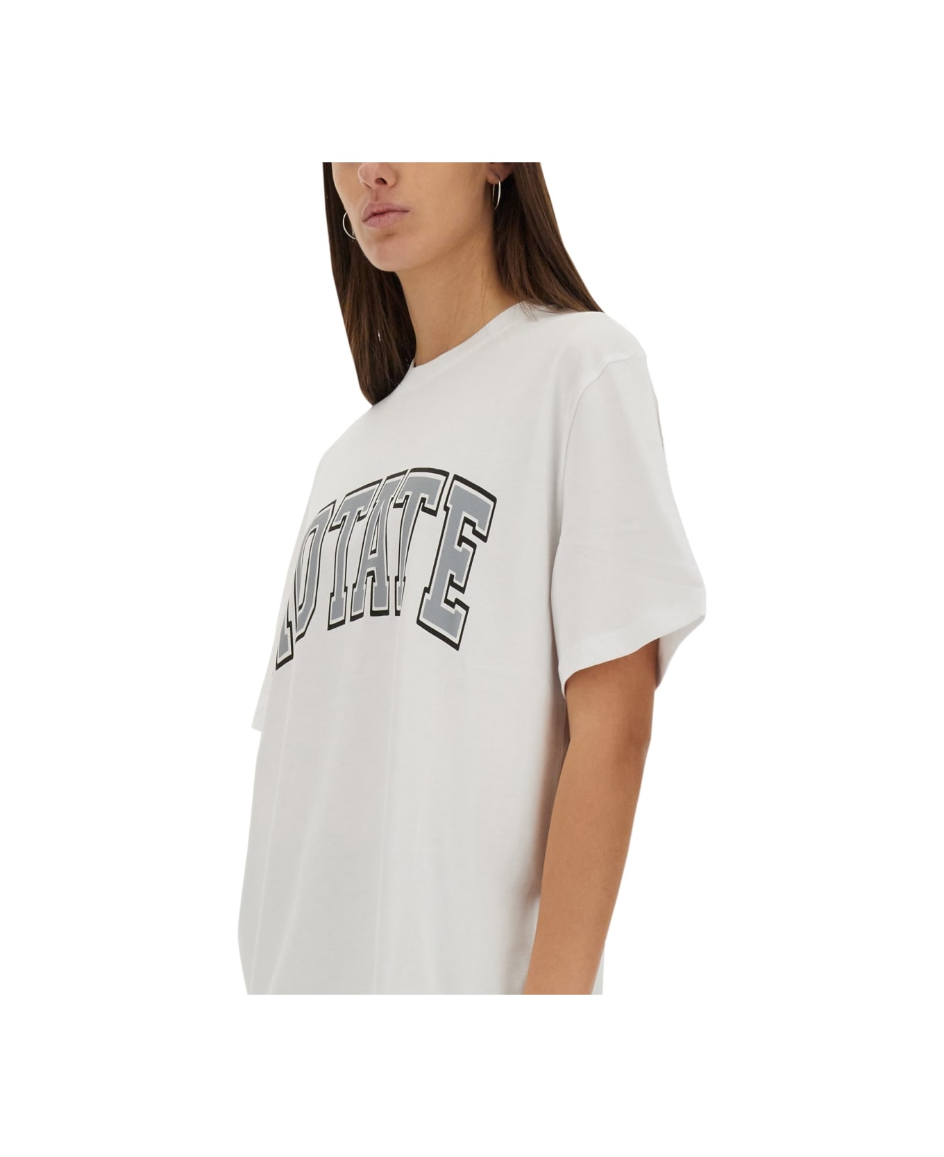 Rotate by Birger Christensen T-shirt With Logo - bianco