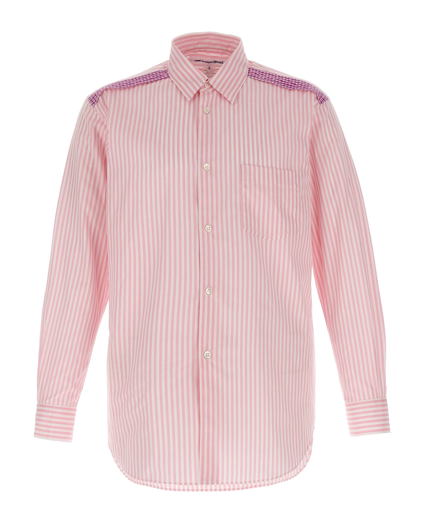 Comme des Garçons Shirt Striped Shirt - Pink