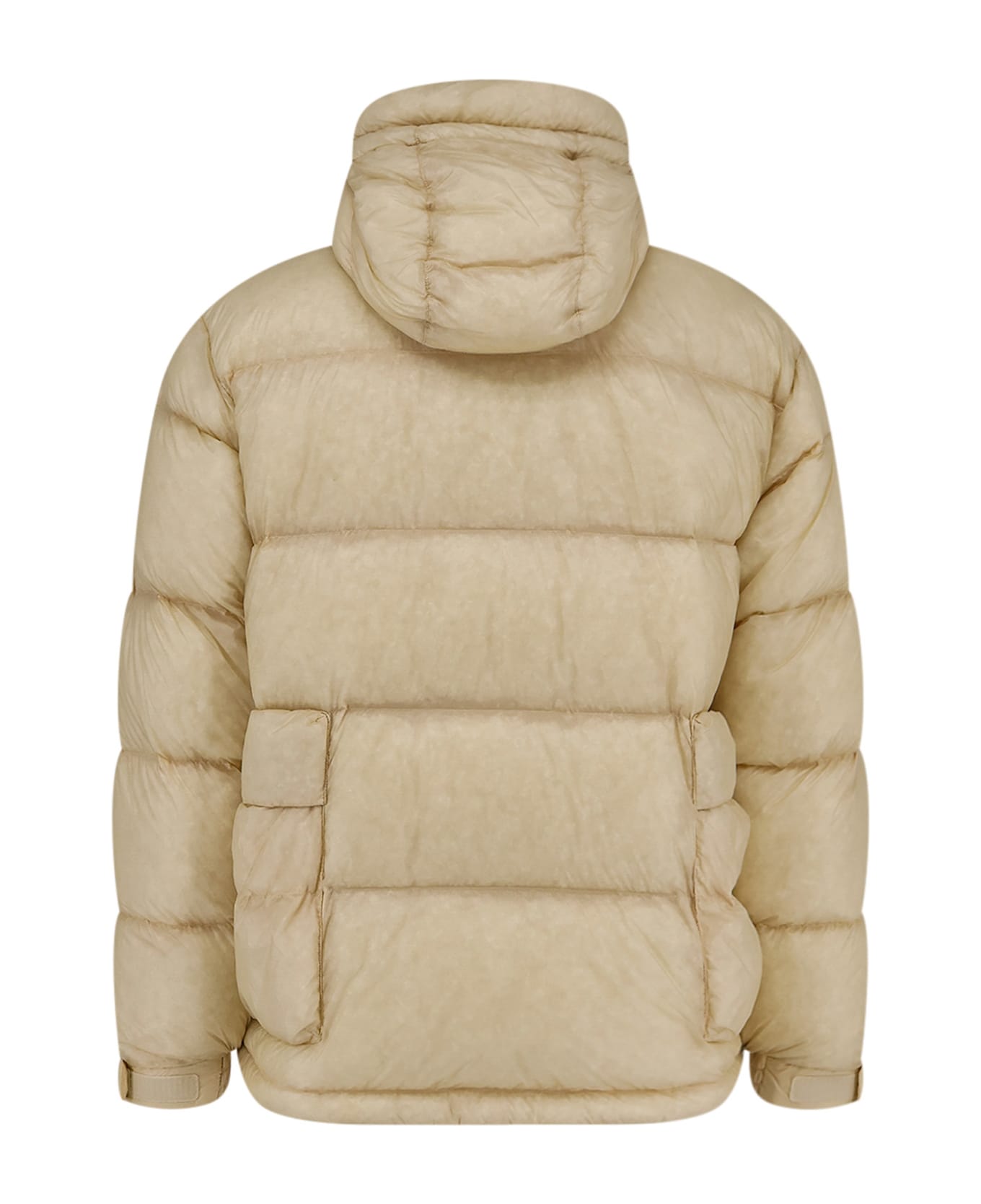 C.P. Company D.d: Shell Hooded Down Jacket - PISTACHIO SHELL