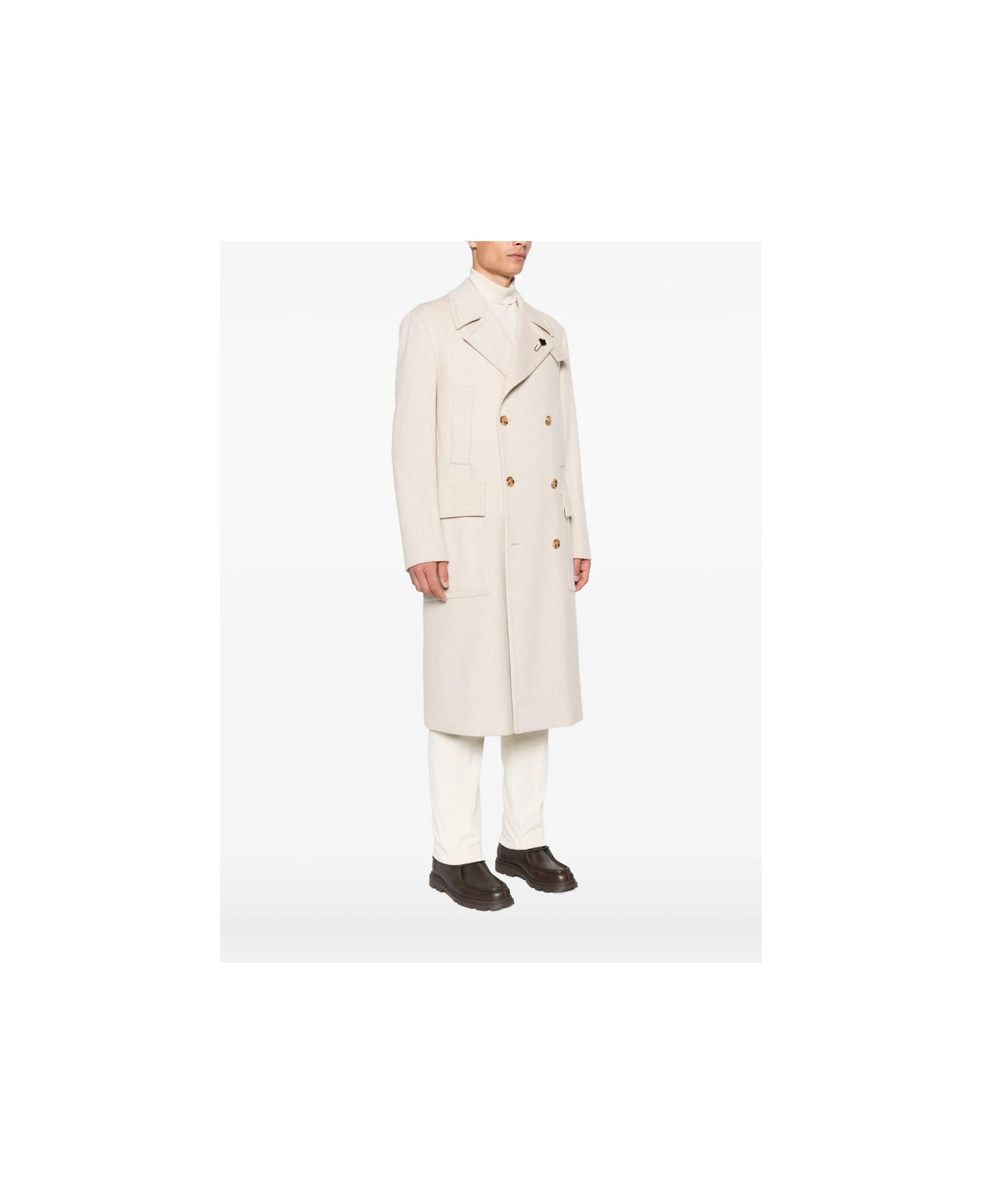 Lardini Coat - NEUTRALS