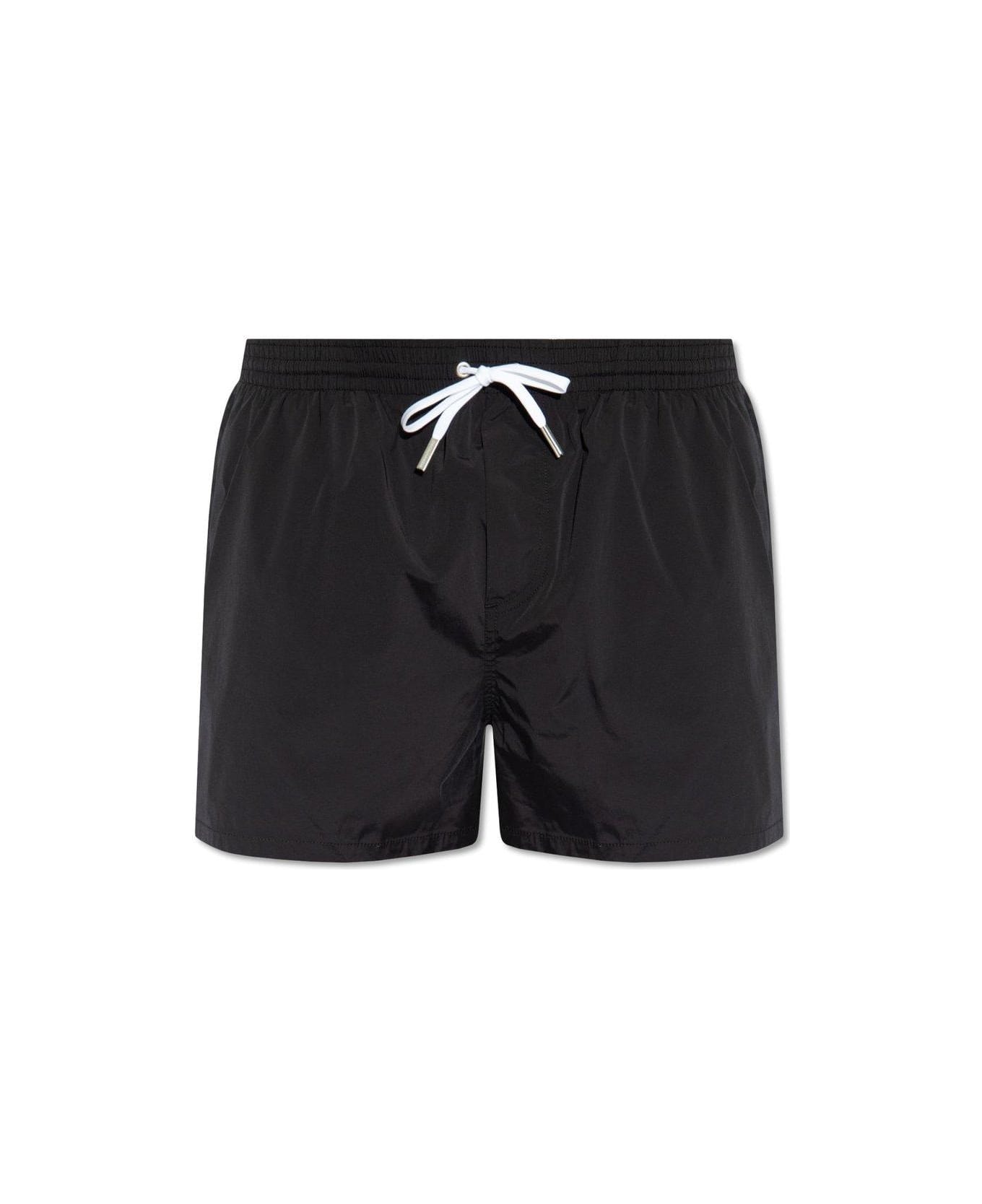 Dsquared2 Drawstring Swimming Shorts - BLACK ショートパンツ